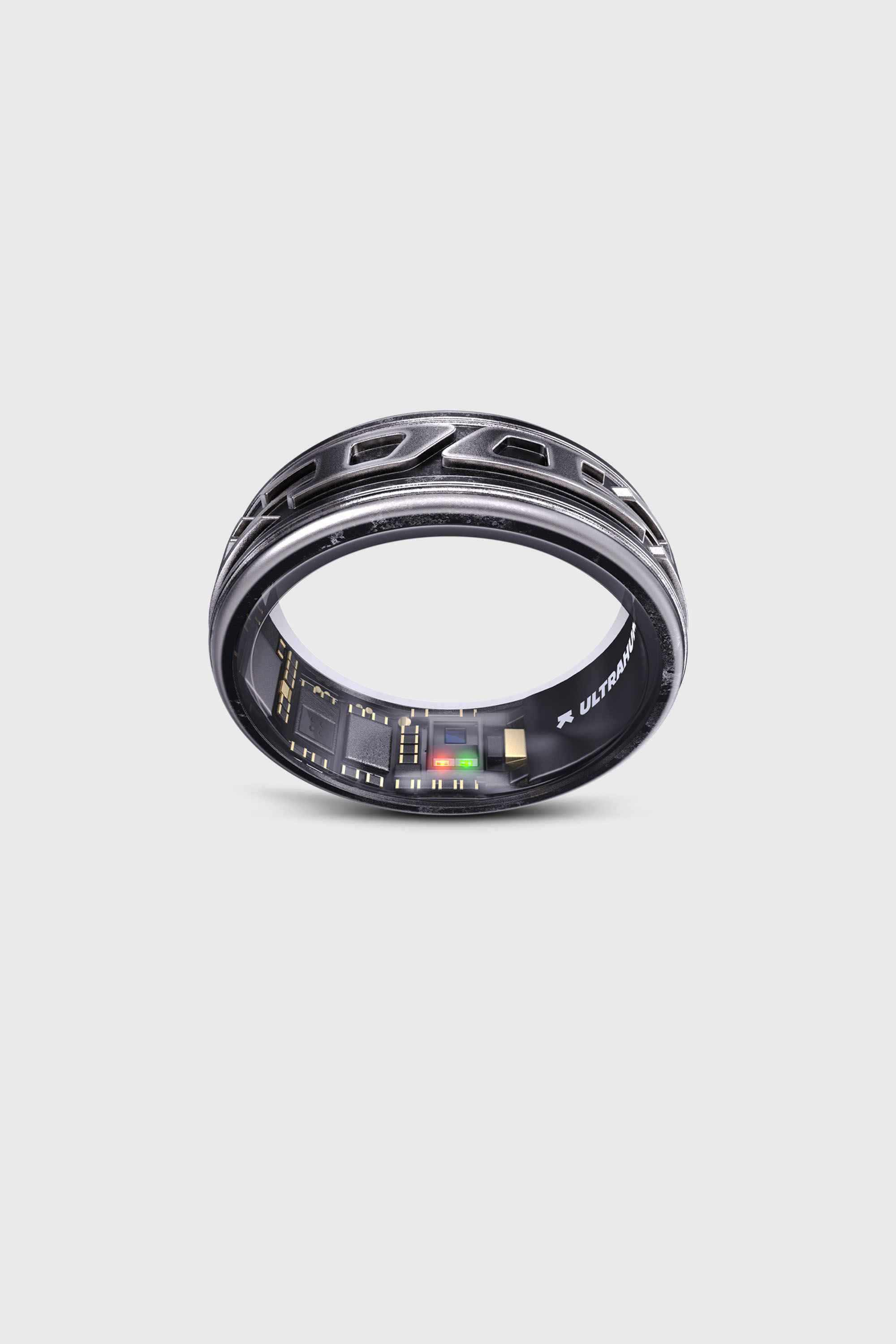 Diesel - SMART RING PHANTOM BLACK- UHRA-DD SMART RING, Unisex's Smart ring in distressed black in Black - 1