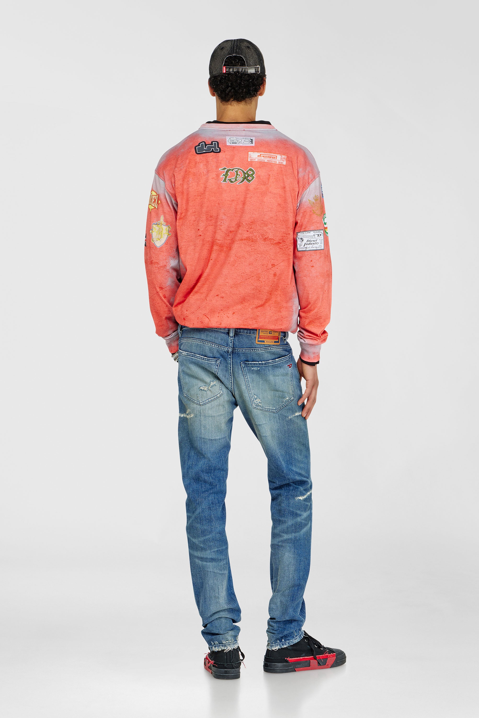 Diesel - Slim Jeans 2019 D-Strukt 007EN Hombre, Azul medio - 3
