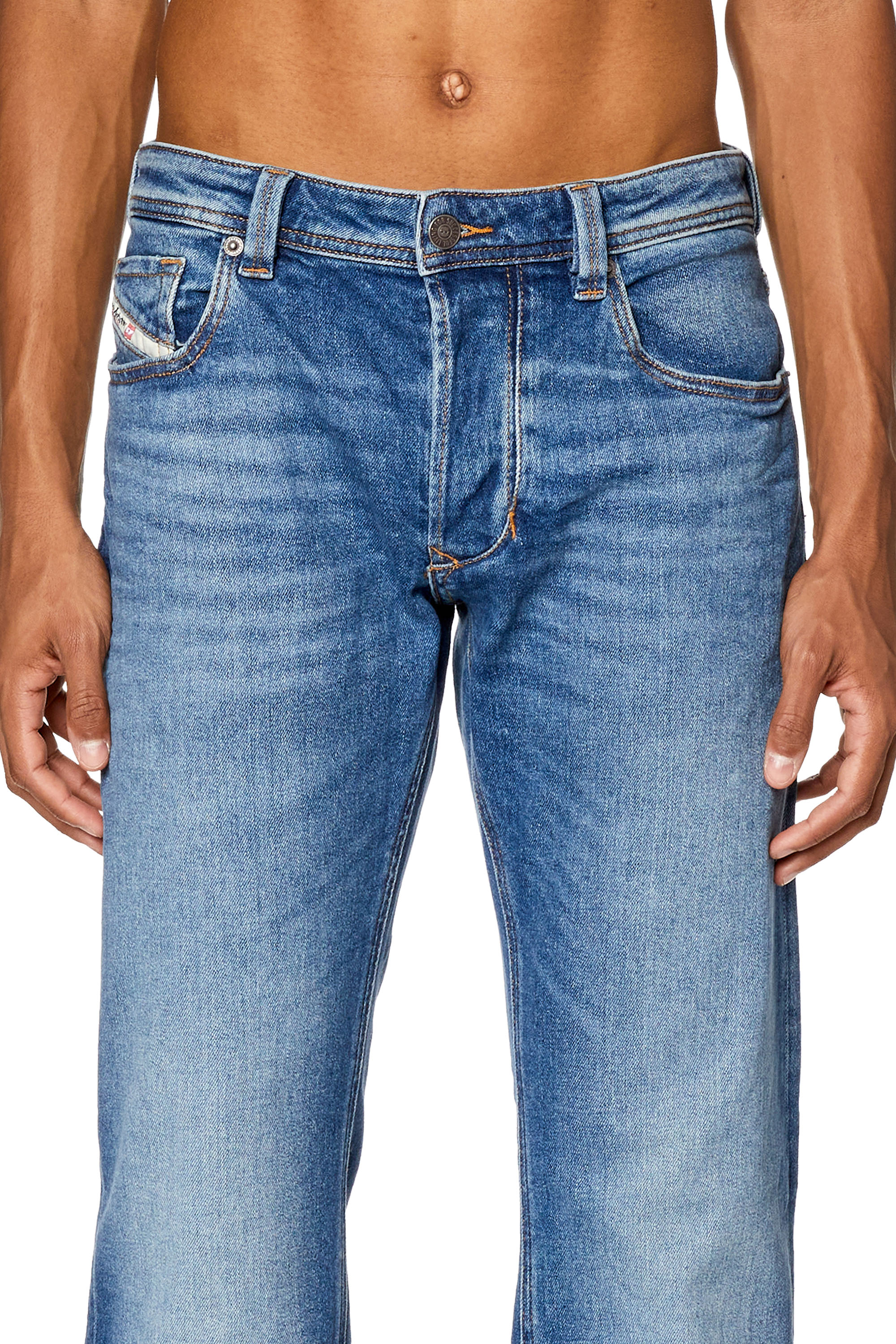 Men's Straight Jeans | Medium blue | Diesel 1985 Larkee