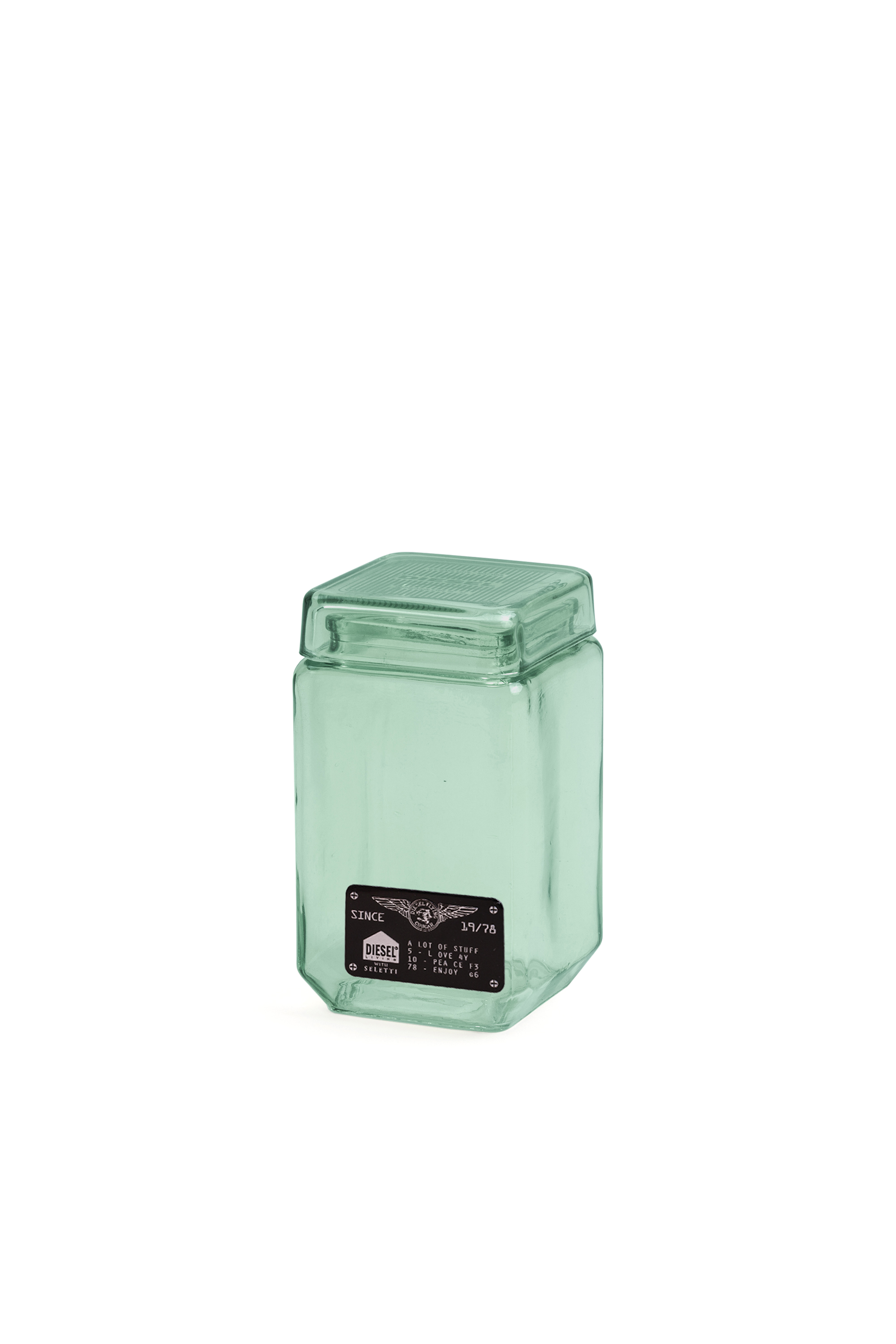 Industrial Glass Jar with Lid