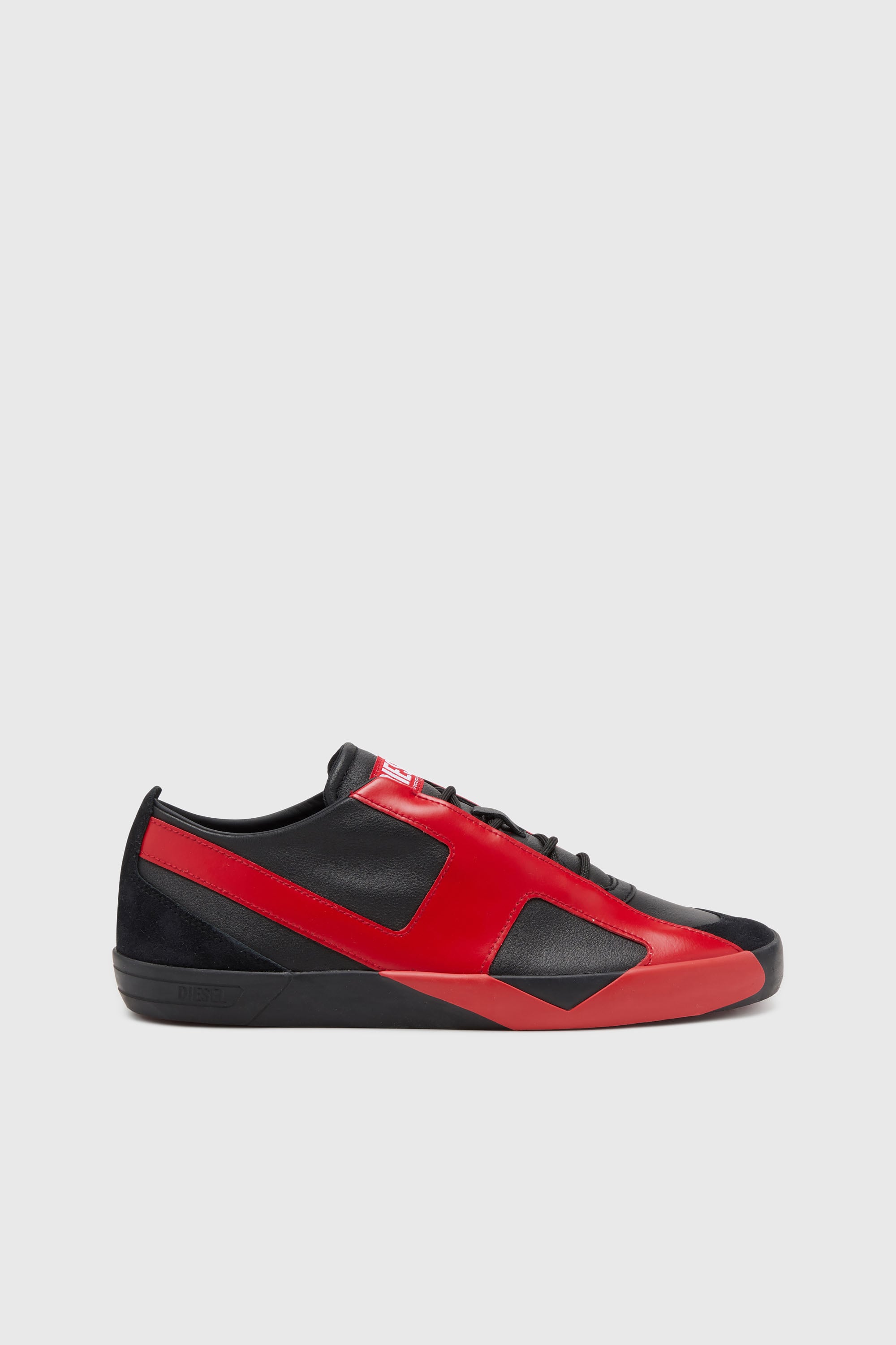 Diesel - S-SLANTE-D LOW, S-Slante-D-Baskets en daim et cuir avec logo D Homme in Polychrome - 1