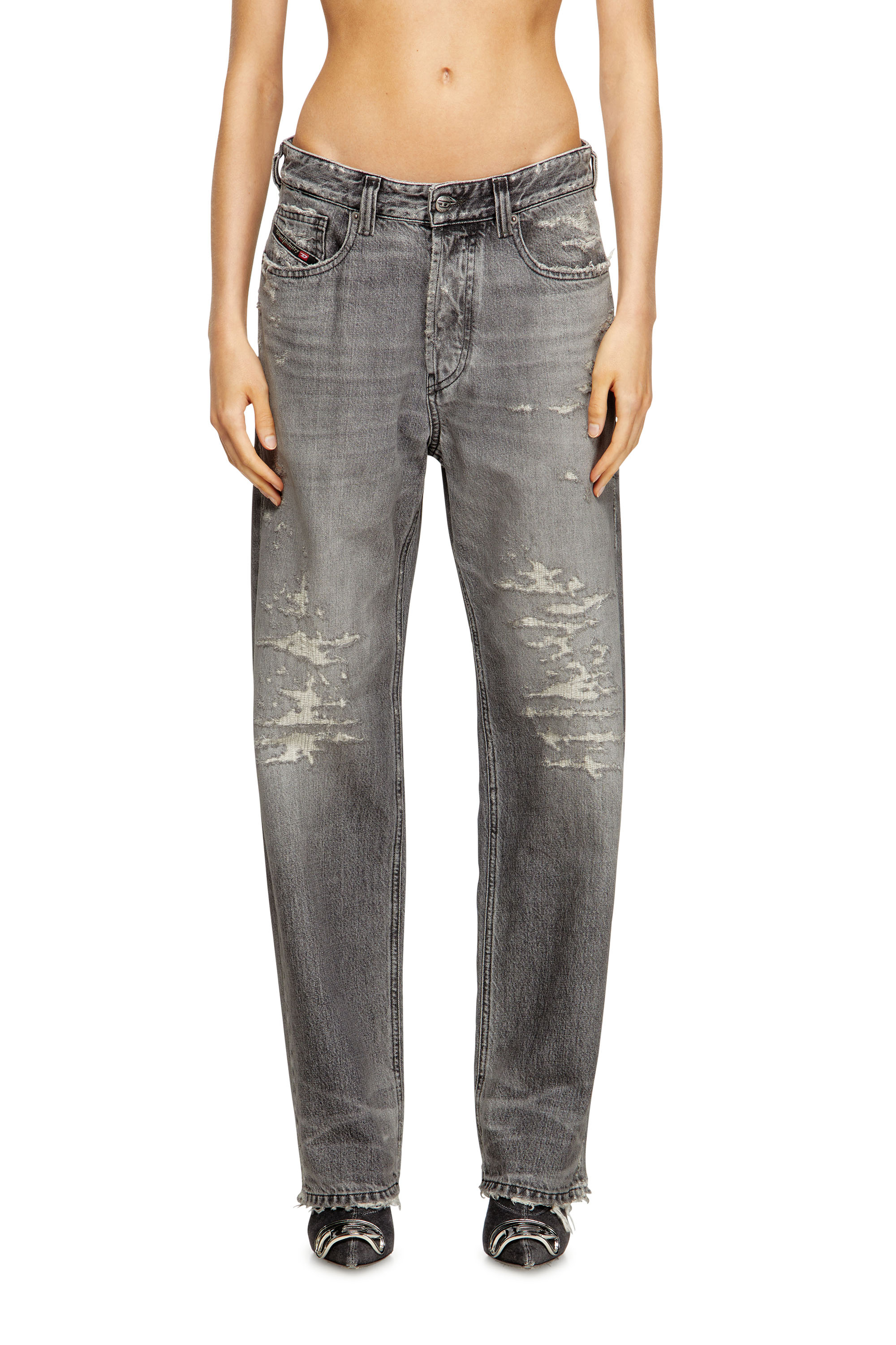 Regular Jeans 1988 D-Ark 09M64, Gris Diesel - Regular Jeans 1988 D-Ark 09M64 Mujer, Gris - 3