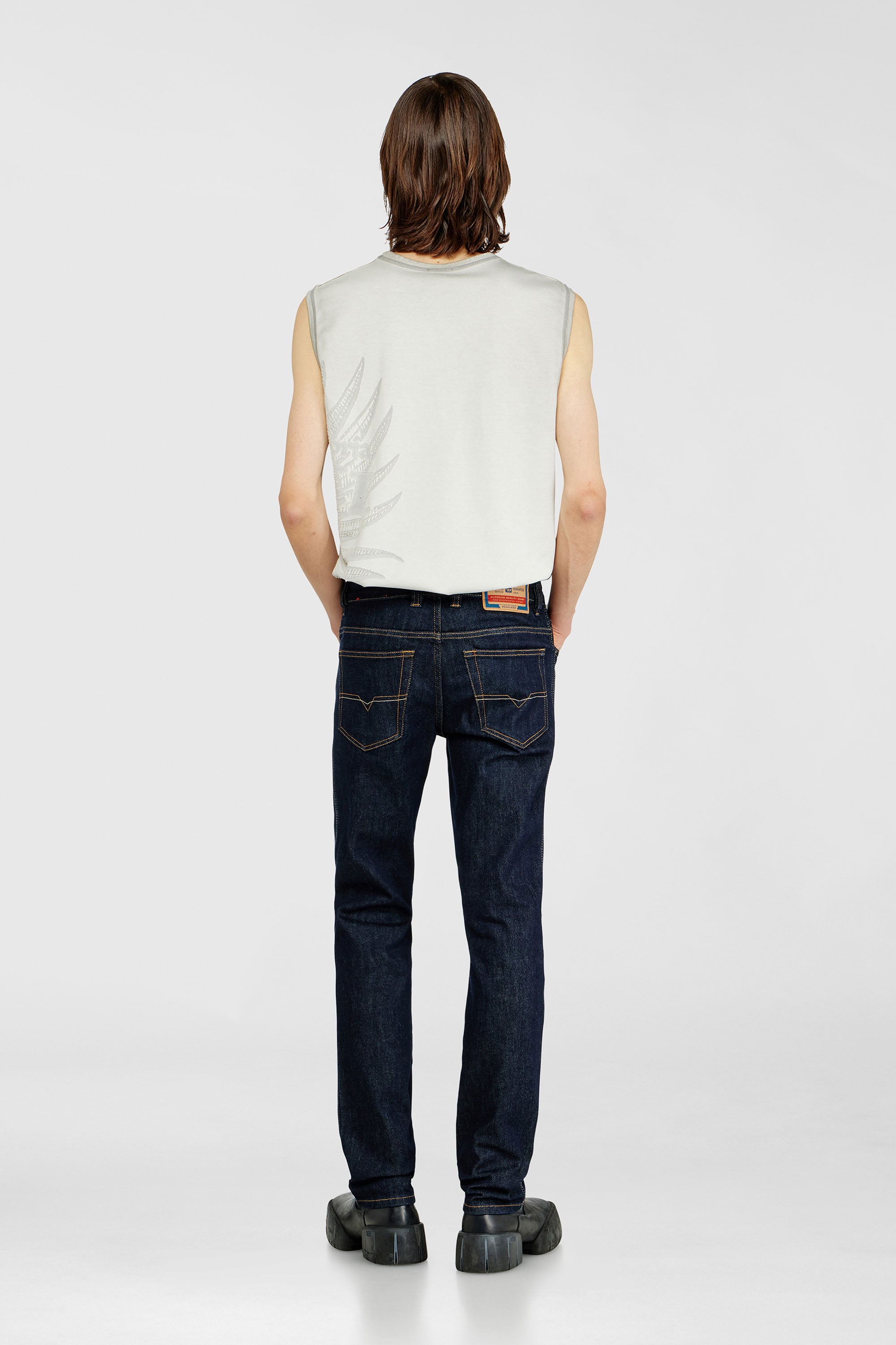 Diesel - Man's Slim Jeans 1993 D-Vyl 0DBEJ, Dark Blue - 3