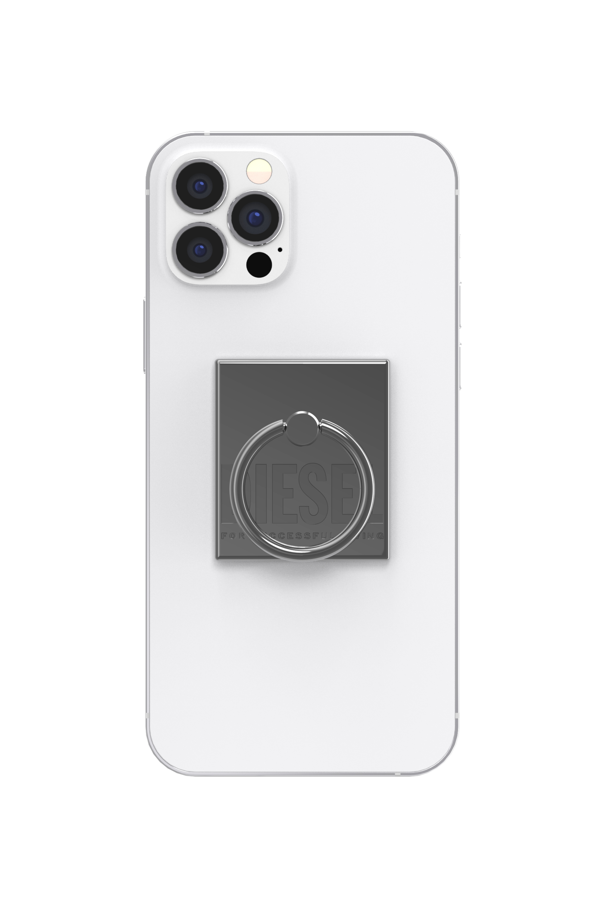 Diesel - 45841 RING STAND, Anillo universal rectangular para m&oacute;viles Unisex in Gris - 2