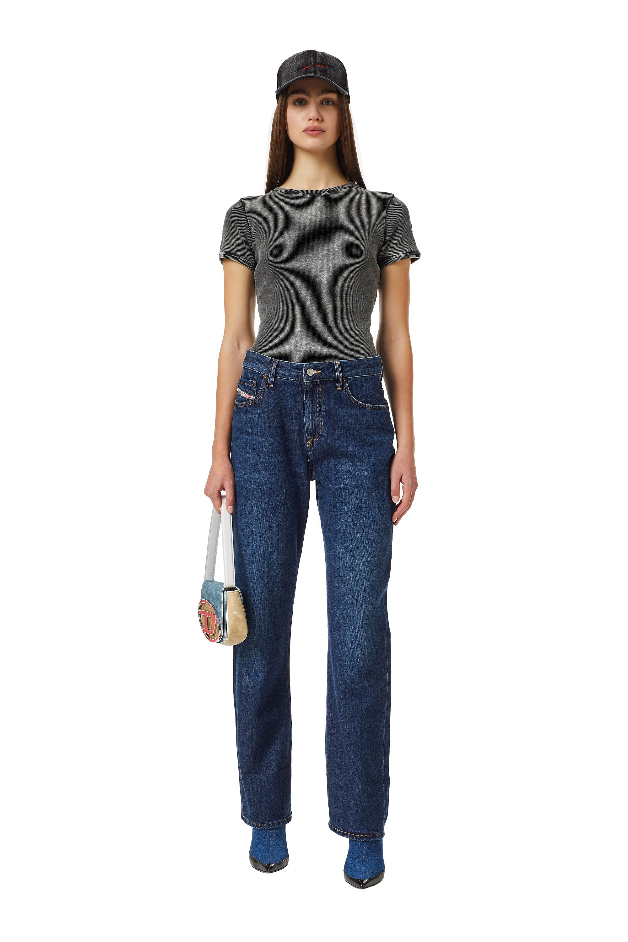 Straight Jeans 1999 D-Reggy 09C03, Azul Oscuro Diesel - Straight Jeans 1999 D-Reggy 09C03, Straight Jeans - 1999 D-Reggy Mujer in Azul marino - 1