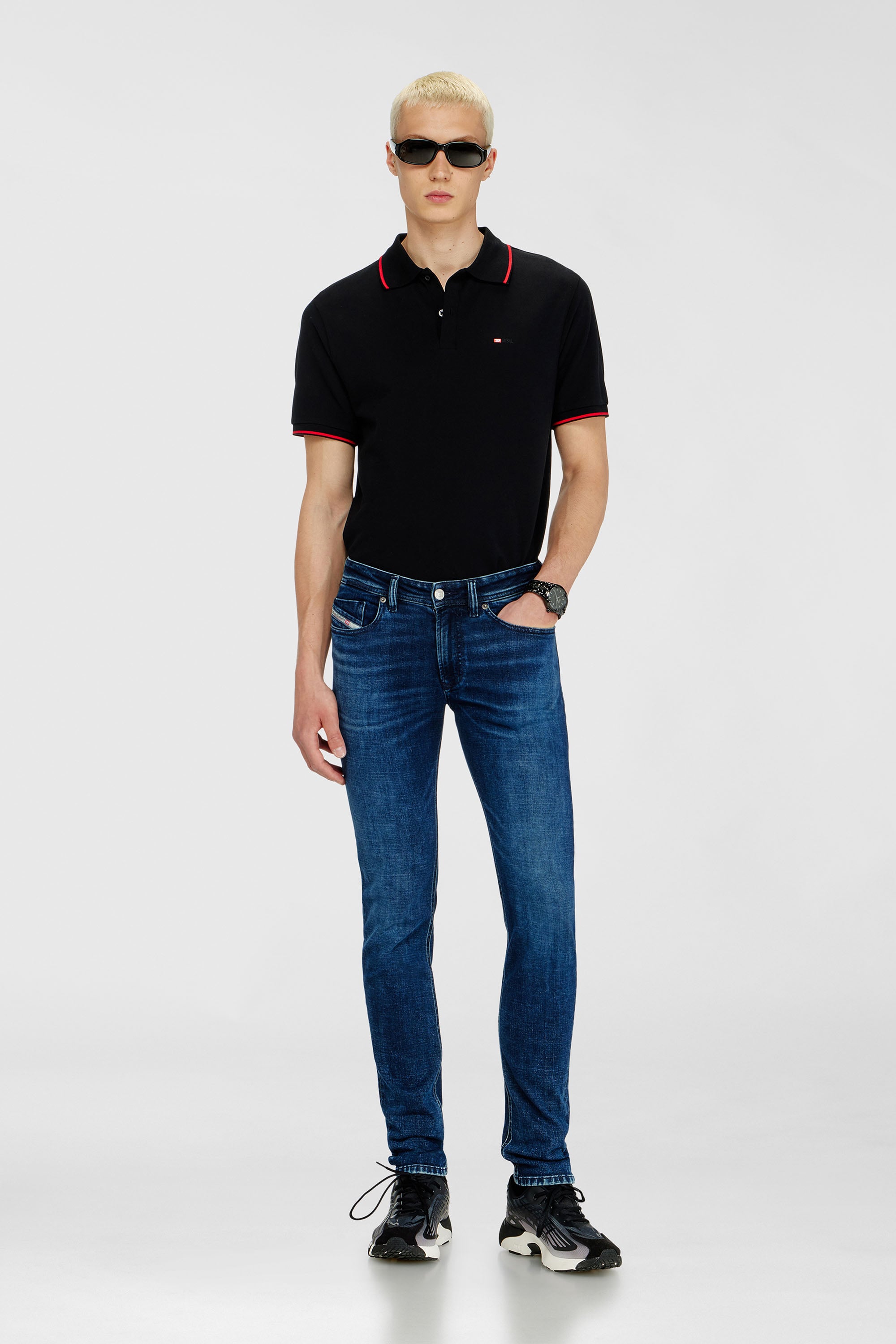 Diesel - Male's Skinny Jeans 1979 Sleenker 0KBBD, Dark Blue - 1