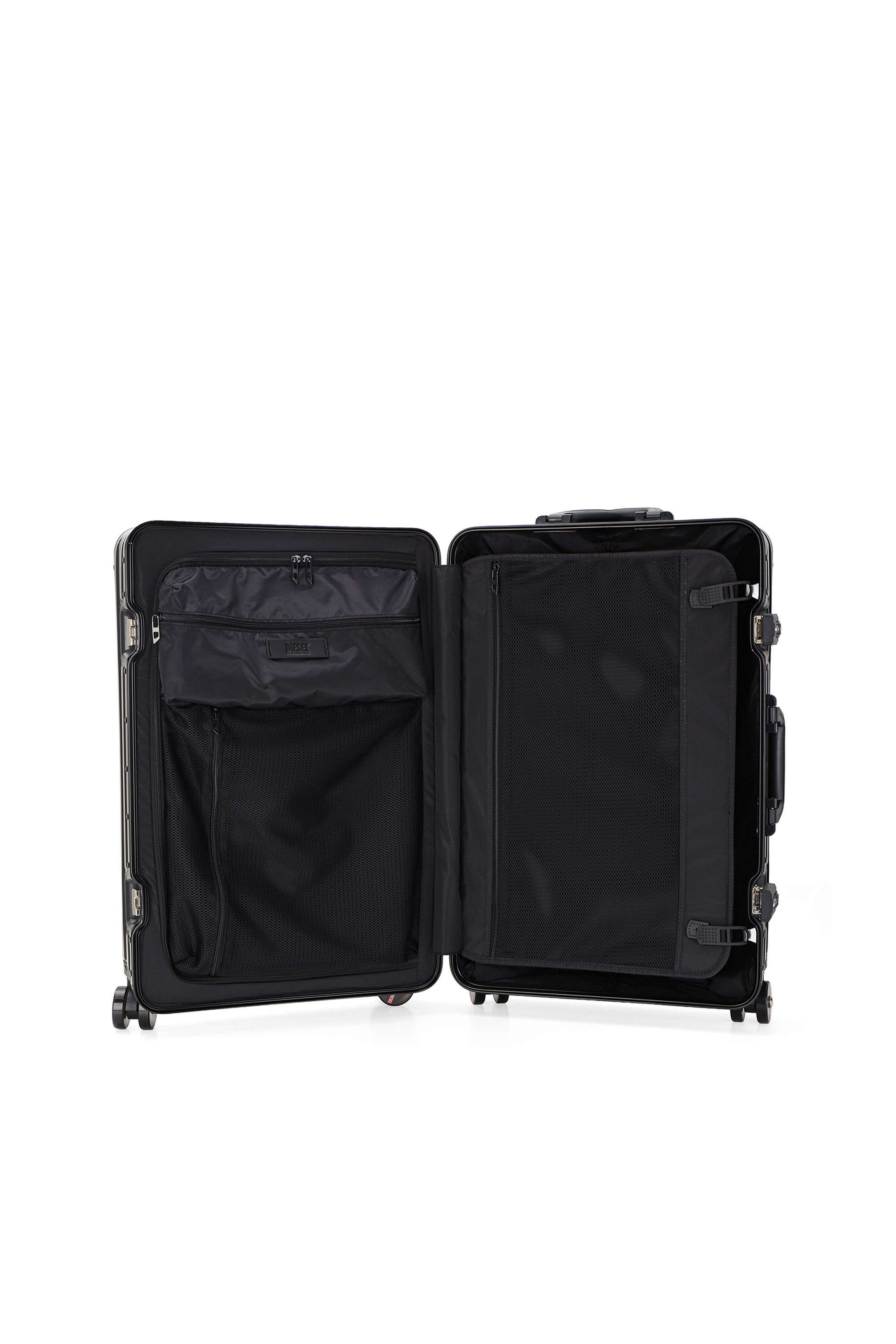 Diesel - DIESEL ALUMINUM TROLLEY- DSL002, Maleta de aluminio tama&ntilde;o M Unisex in Negro - 3
