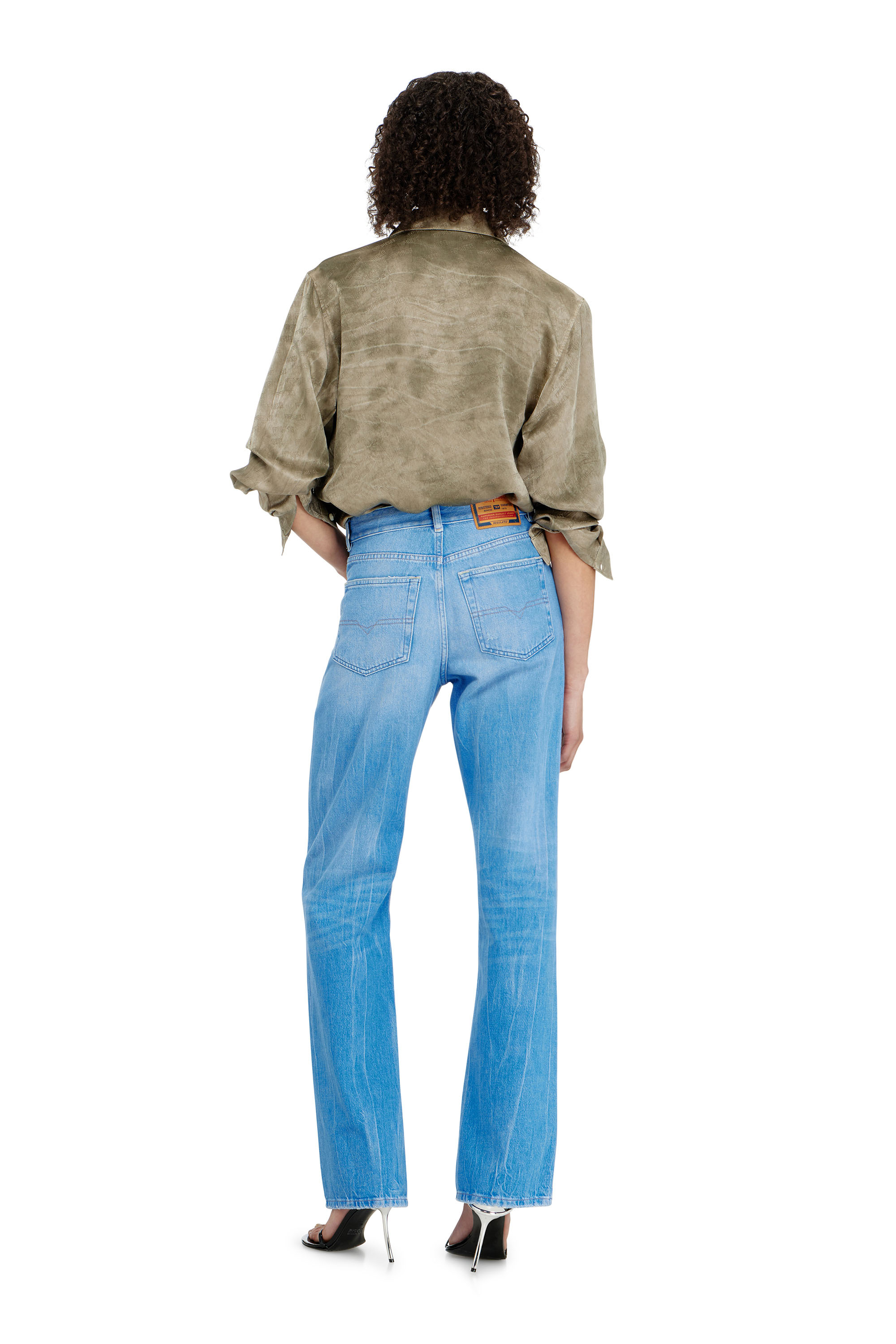 Diesel - Woman's Regular Jeans 1971 D-Sent 09P88, Light Blue - 3