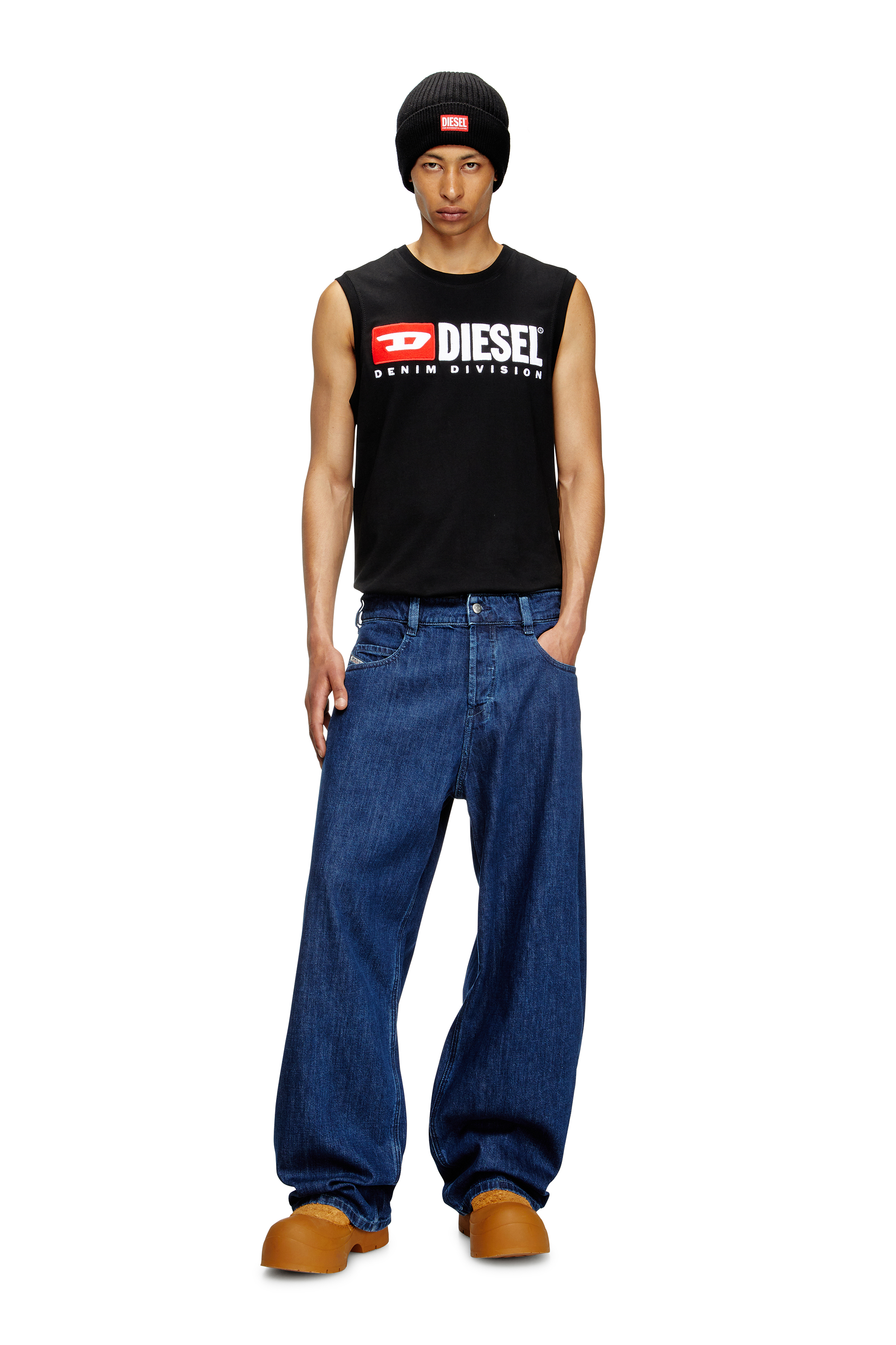 Relaxed Jeans 1997 D-Enim 0DBDX, Bleu Foncé Diesel - Relaxed Jeans 1997 D-Enim 0DBDX Mixte, Bleu Foncé - Image 1
