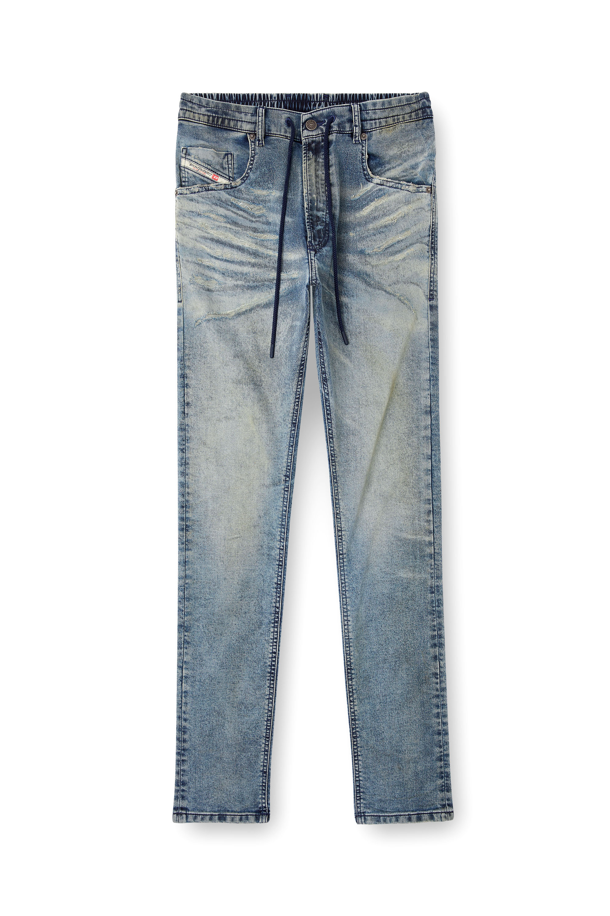 Diesel - Male's Regular 2032 D-Krooley Joggjeans® 09M37, Medium Blue - 3