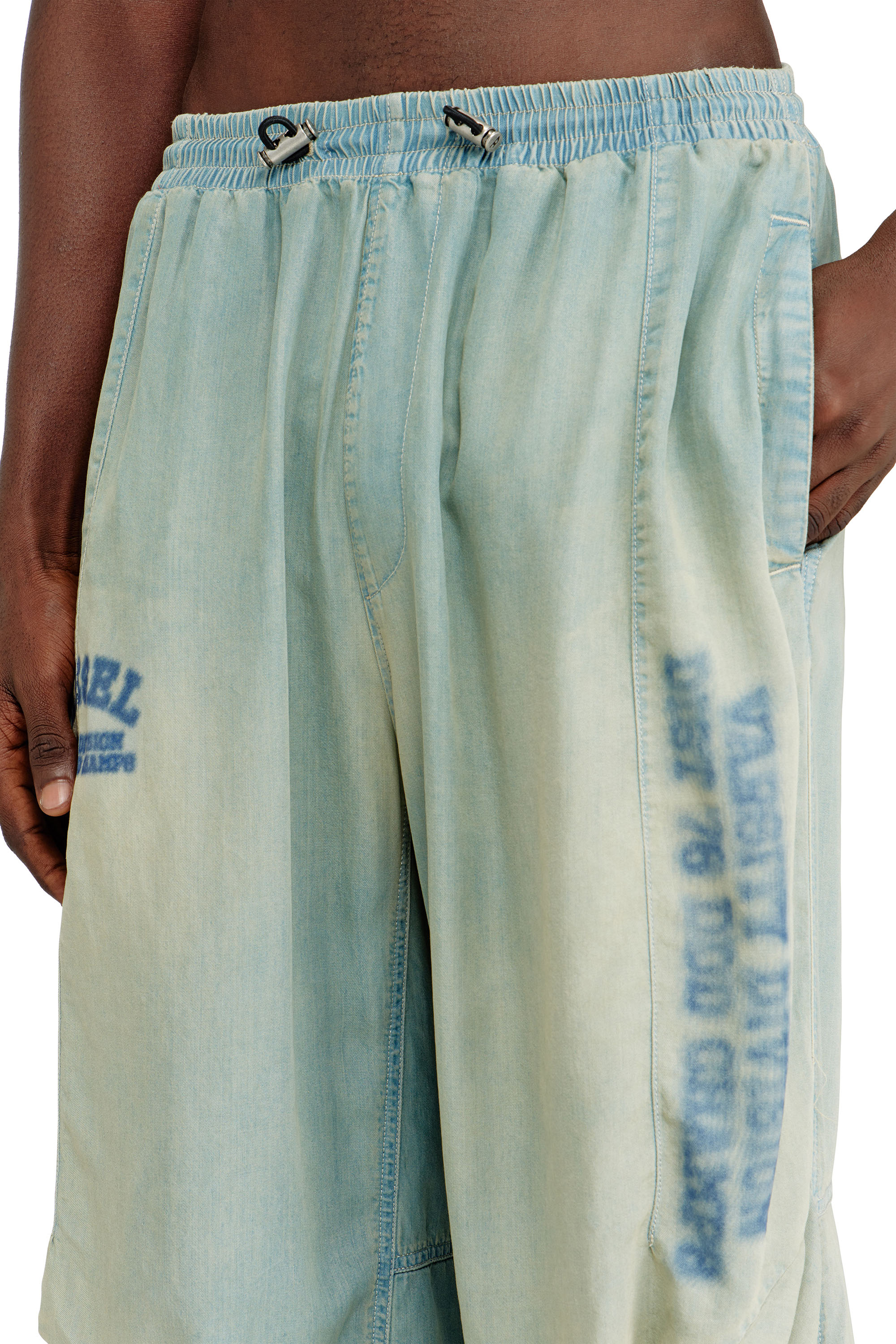 Diesel - Unisex's Relaxed Jeans D-Pari 0ADCF, Light Blue - 4