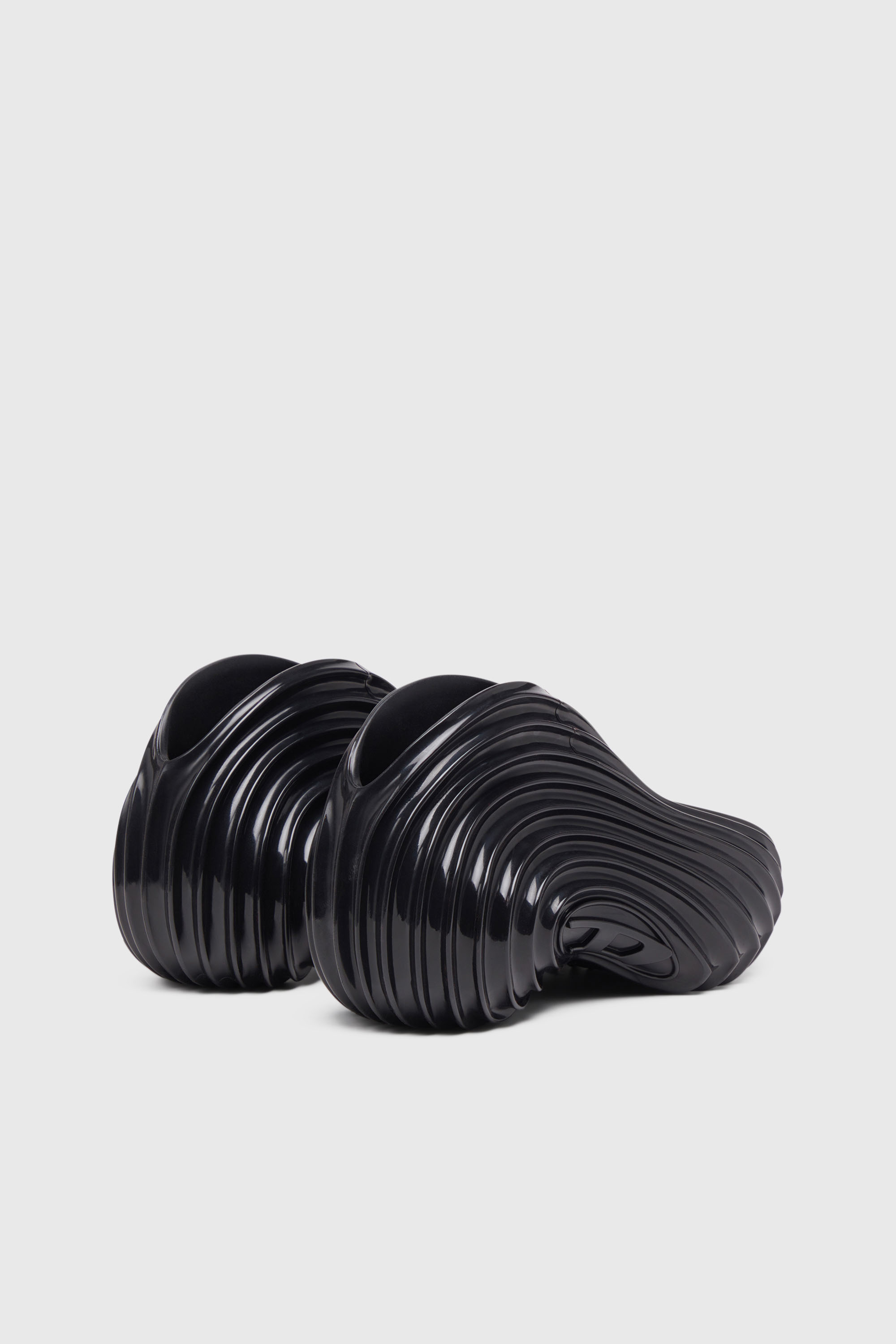 Diesel - MELISSA QUANTUM SNEAKERS X, Zapatilla sin cordones en Melflex&reg; Unisex in Negro - 3