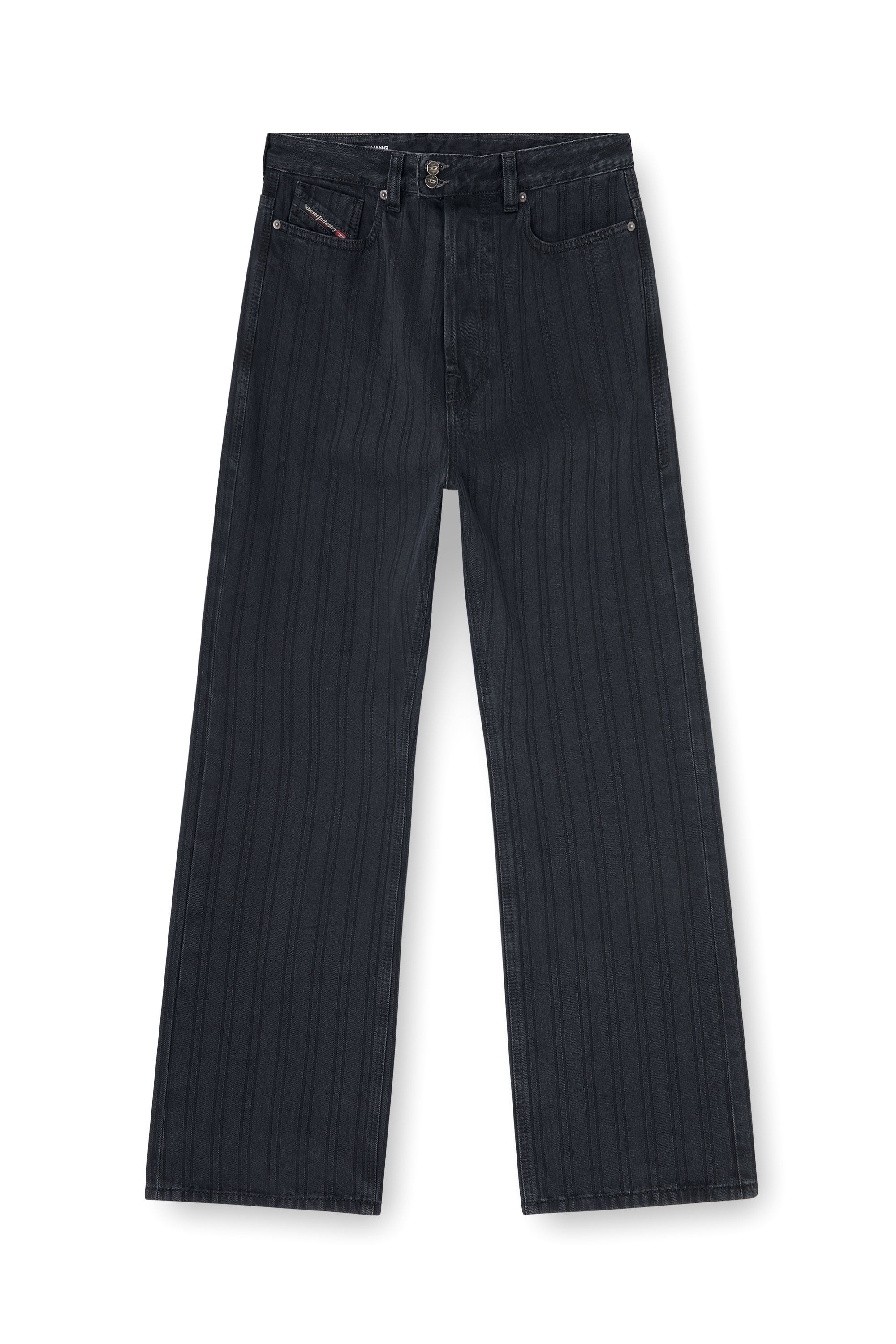 Diesel - Male's Relaxed Jeans 1980 D-Eeper 09Q12, Black/Dark Grey - 3