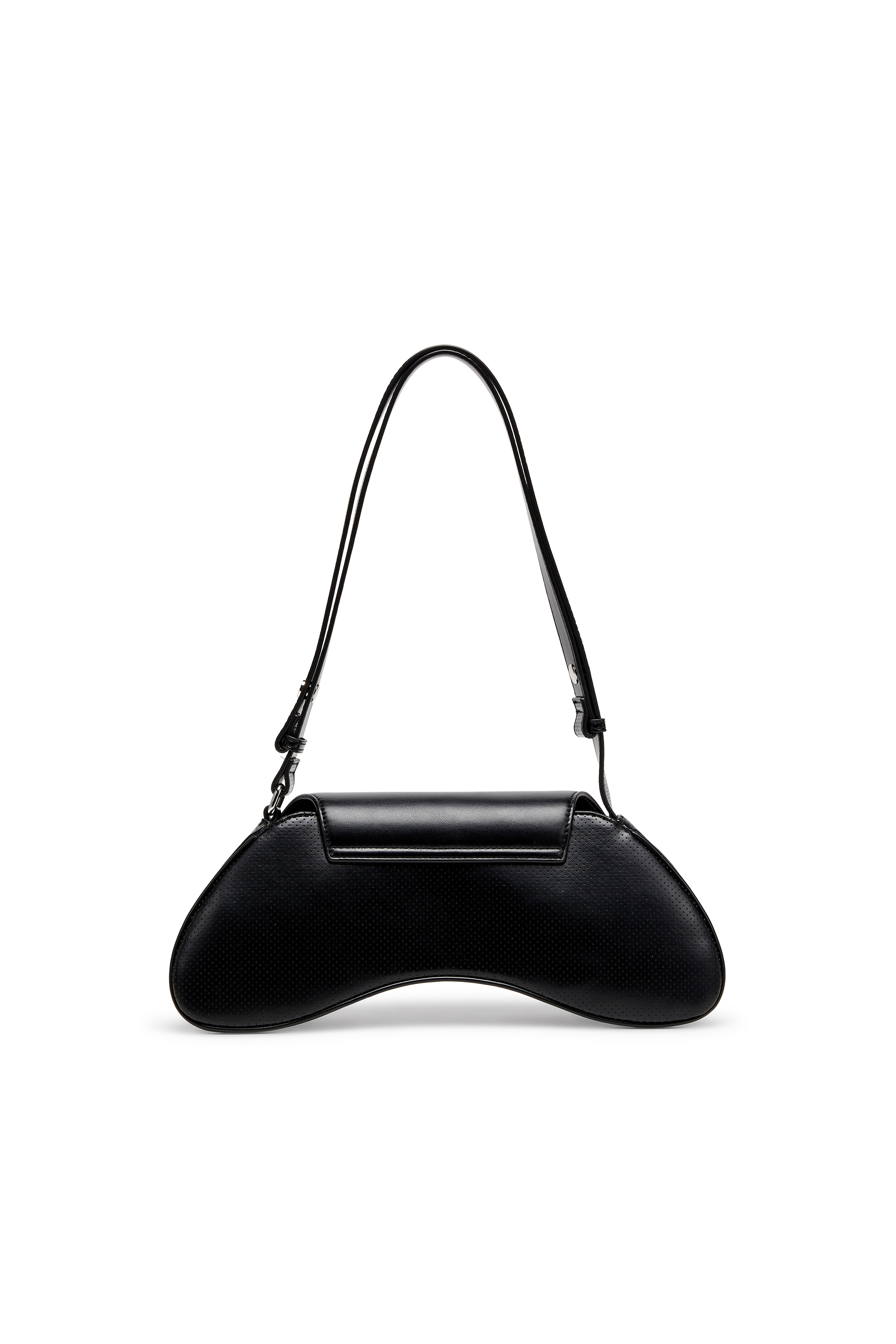 Diesel - PLAY CROSSBODY, Play - Bolso bandolera en PU acolchado perforado Mujer in Negro - 2