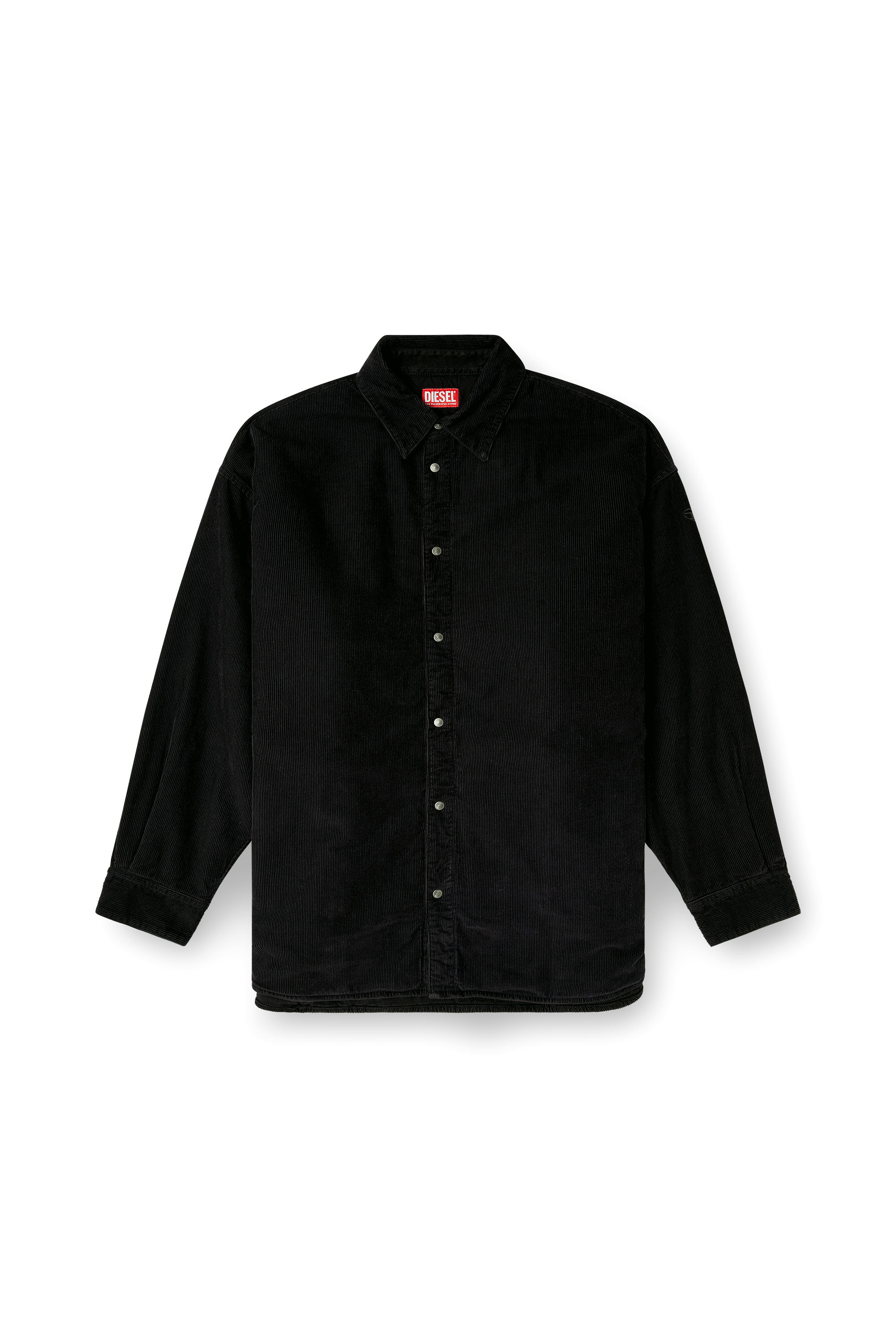 Diesel - S-BAGGY-PADD-HGBK, Chemise en coton avec broderie Oval D Homme in ToBeDefined - 3