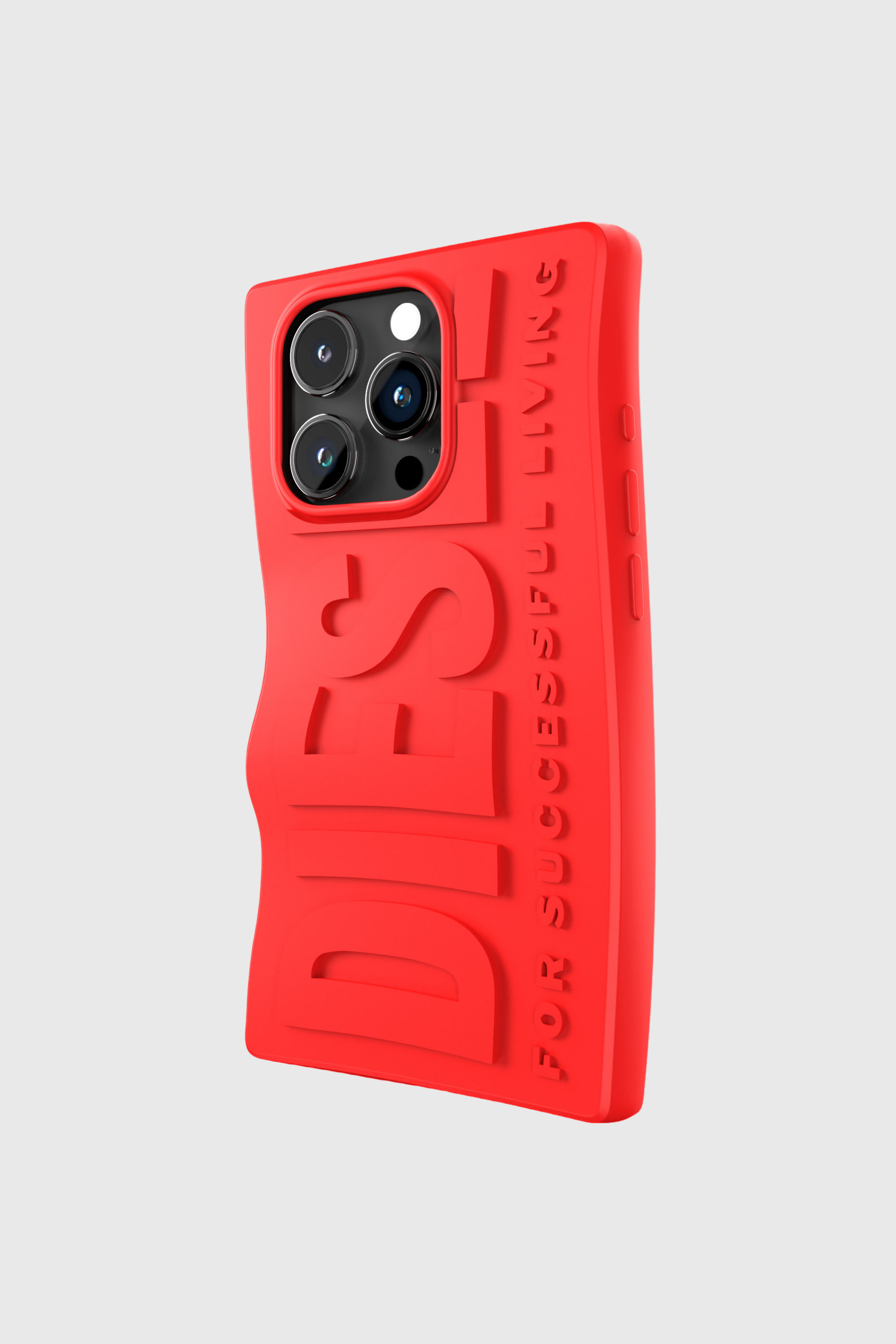 Diesel - 54117 MOULDED CASE, Funda D By iP15 Pro Unisex in Rojo - 3