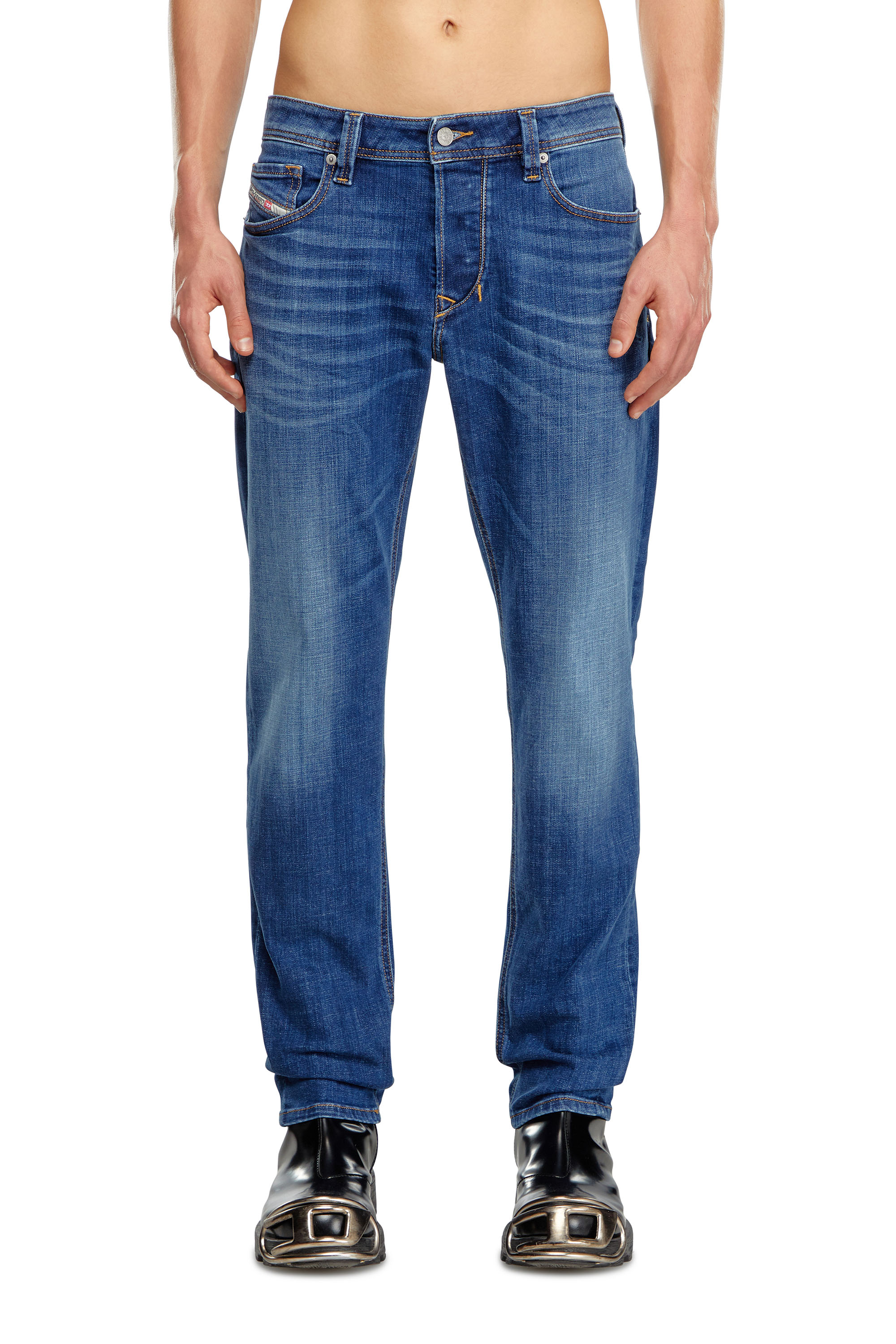 Diesel - Man's Regular Jeans 1986 Larkee-Beex 09K04, Medium blue - 2
