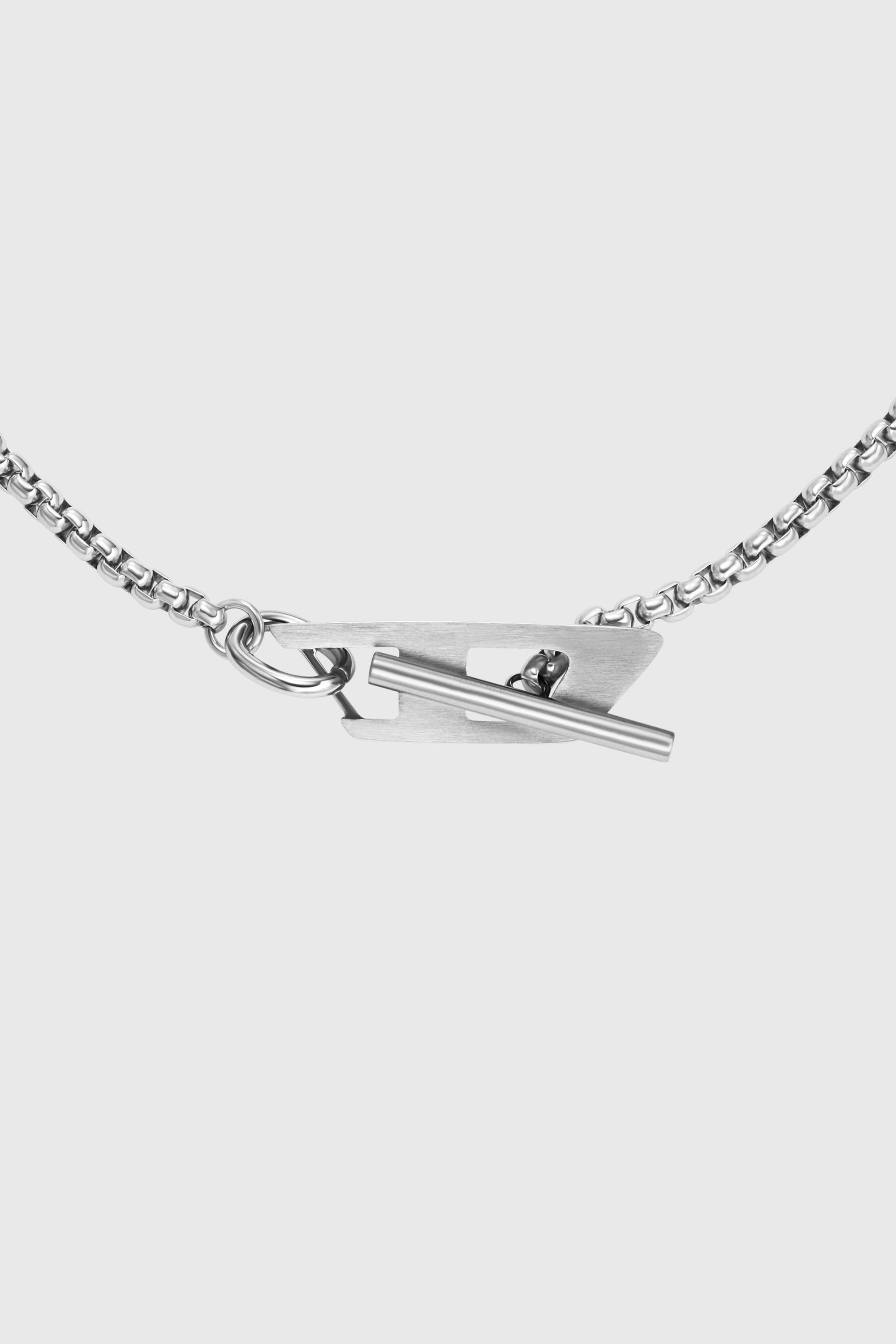 Diesel - DX1477, Collier cha&icirc;ne en acier inoxydable Mixte in Gris argent&eacute; - 2