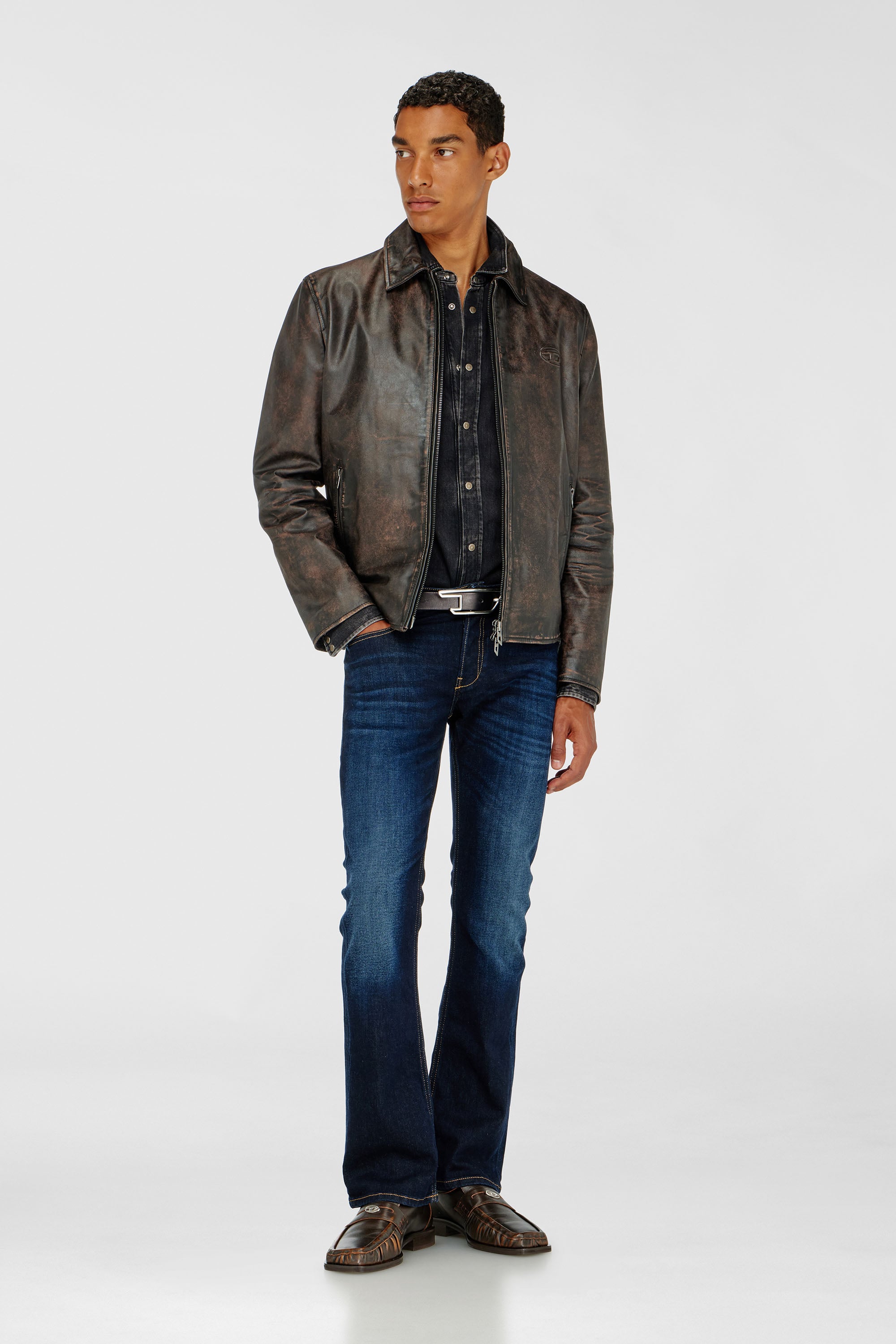 Diesel - Man's Bootcut Jeans 2007 Zatiny 009ZS, Dark Blue - 1