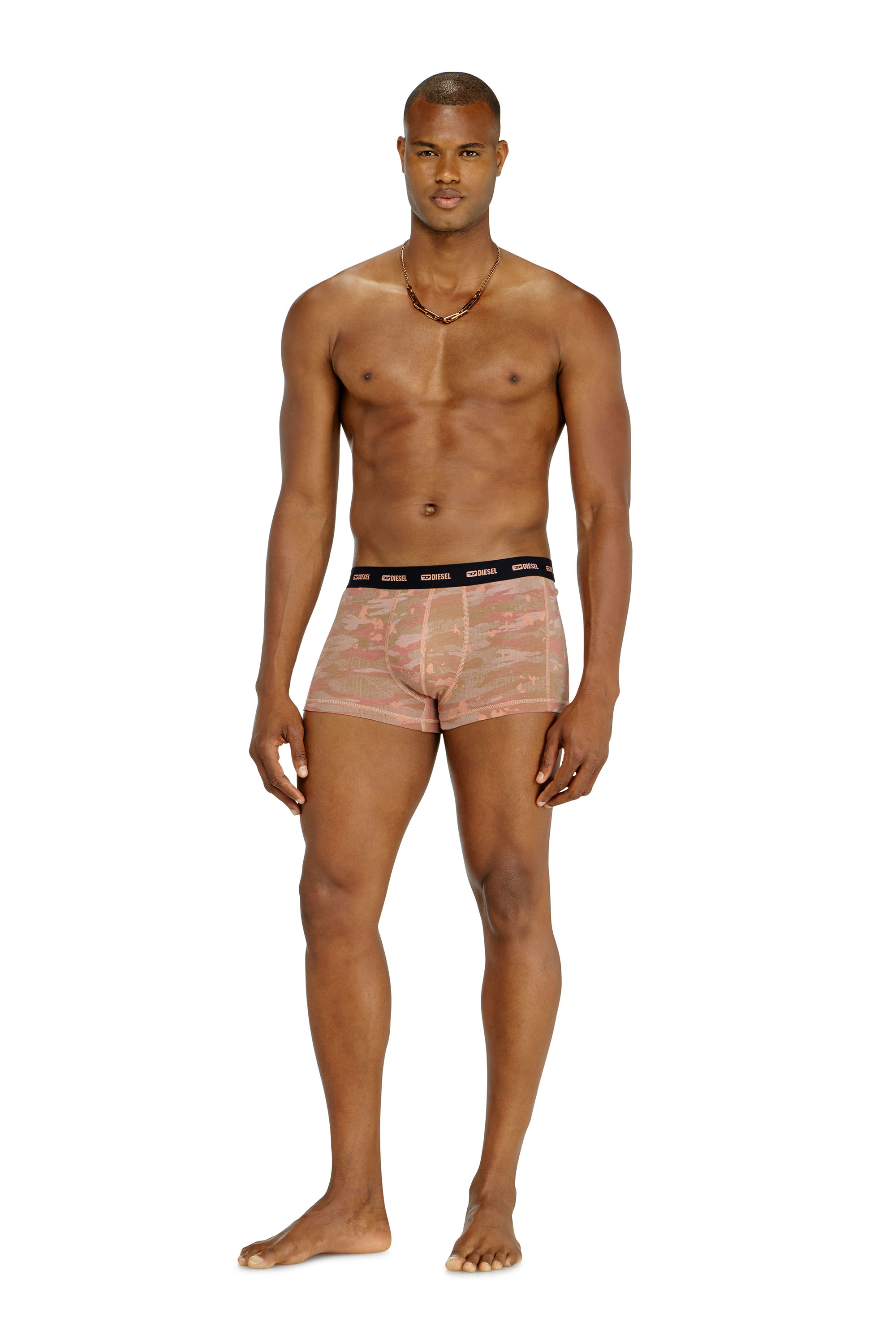 Diesel - DAMIEN-UTLT-3PACK, Man's Three-pack of boxer briefs plain and camo in Multicolor - 2