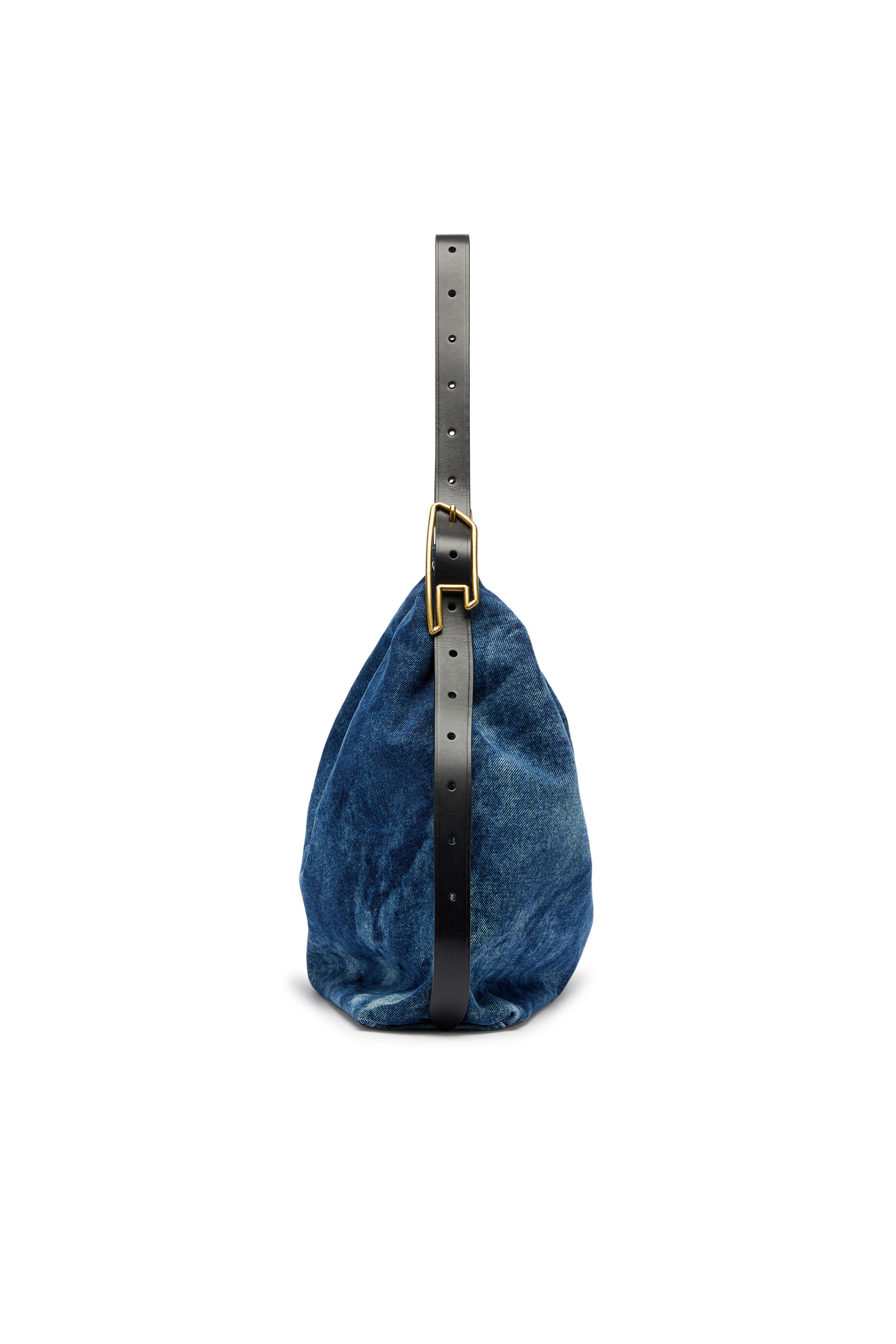 Diesel - D-LINE HOBO, Female's D-Line-Denim hobo bag in Medium Blue - 5