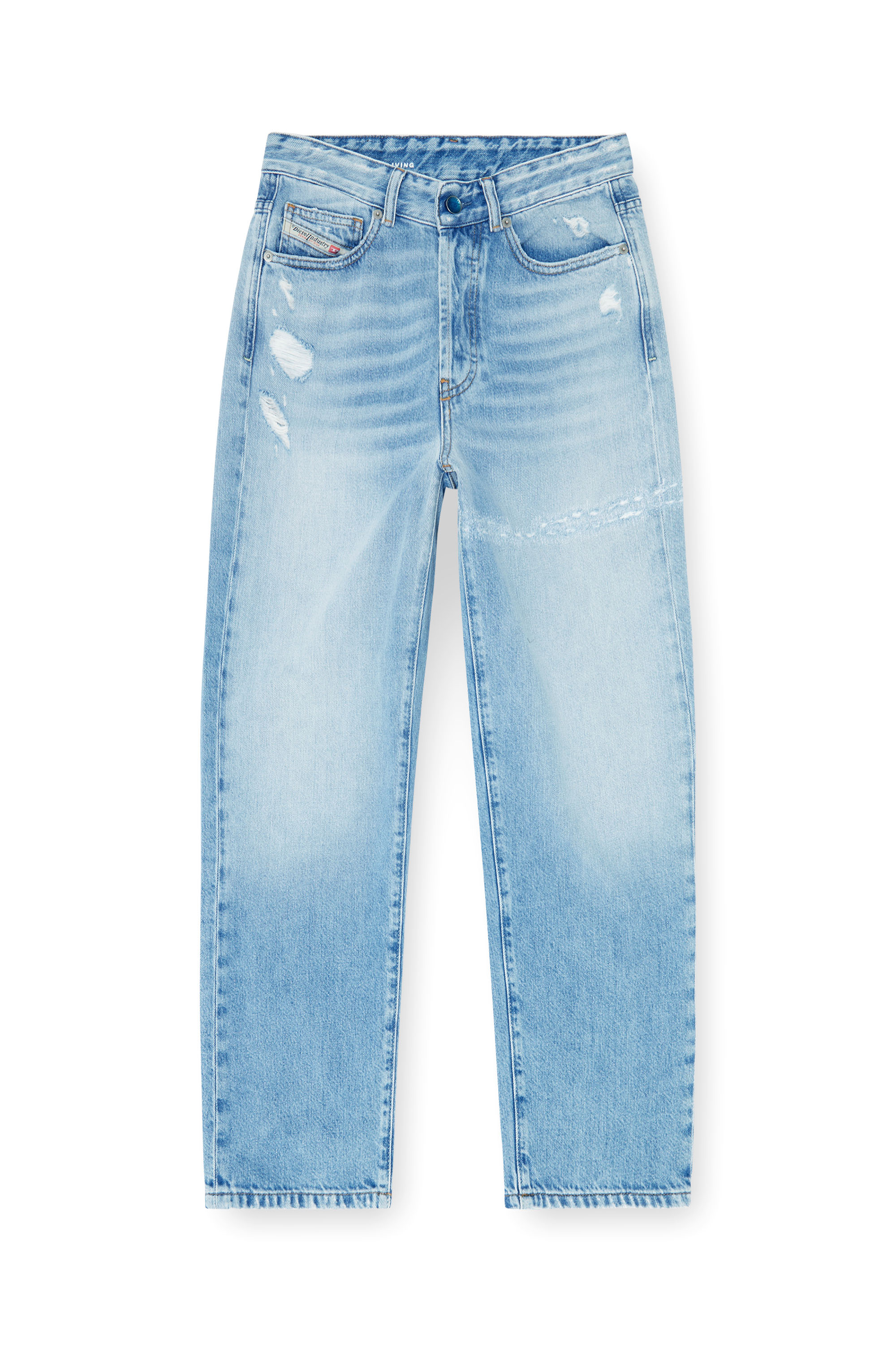 Diesel - Regular Jeans 1981 D-Went 09P49 Femme, Bleu Clair - Image 1