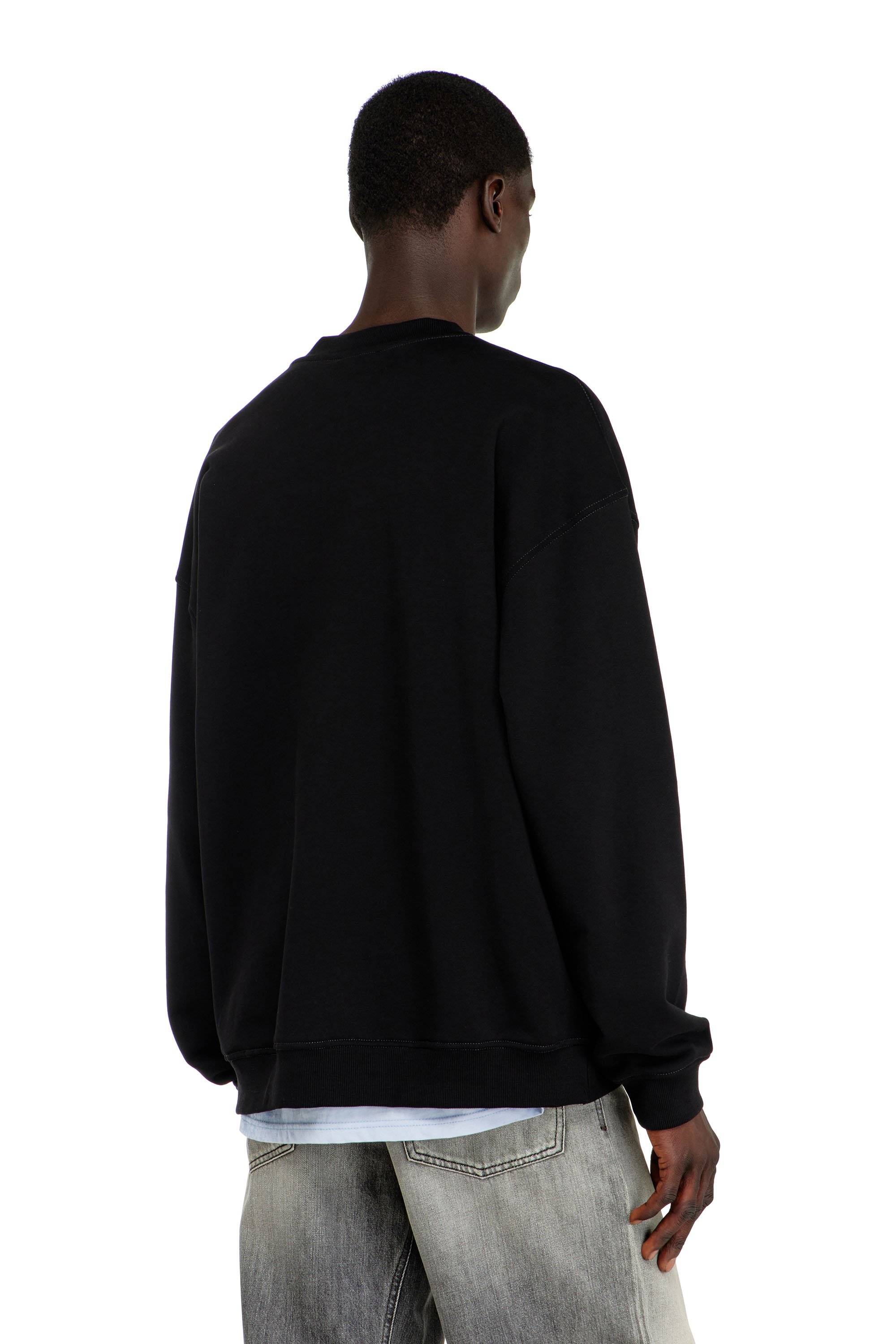 Diesel - S-BOXT-AA1, Man's Cotton sweatshirt with graphic print in null - 4