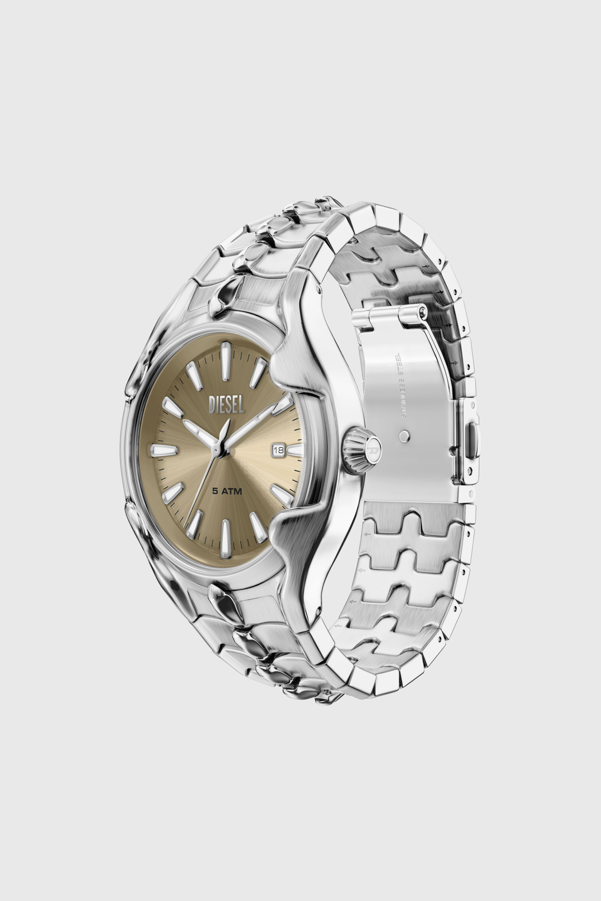 Diesel - DZ2234 WATCH, Male's Vert Stainless Steel Watch in Silver - 2