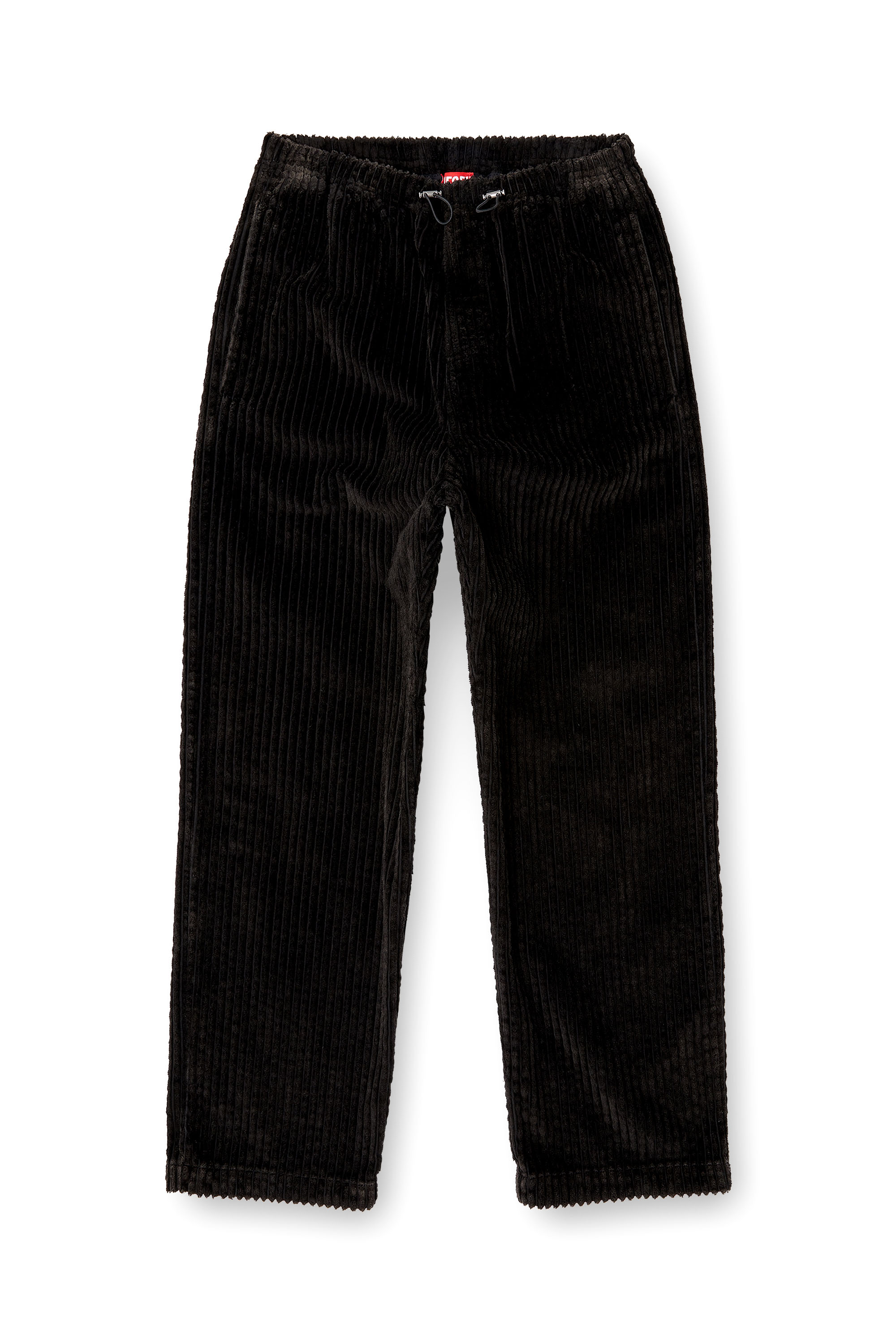 Diesel - P-MARTIAL, Male's Corduroy pants with drawstring in Brown - 3