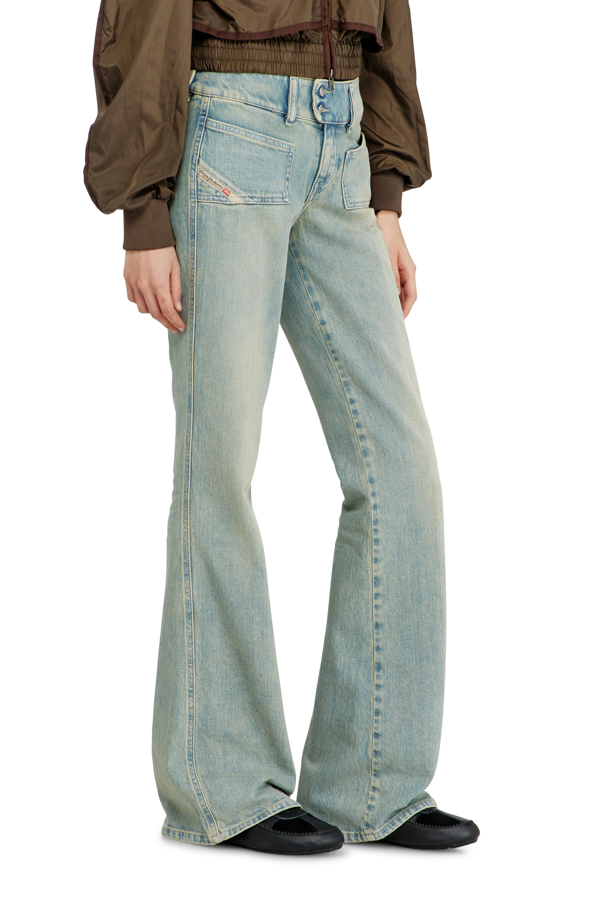 diesel ナインパンツ Women's Bootcut Jeans | Medium blue | Diesel D-Hush