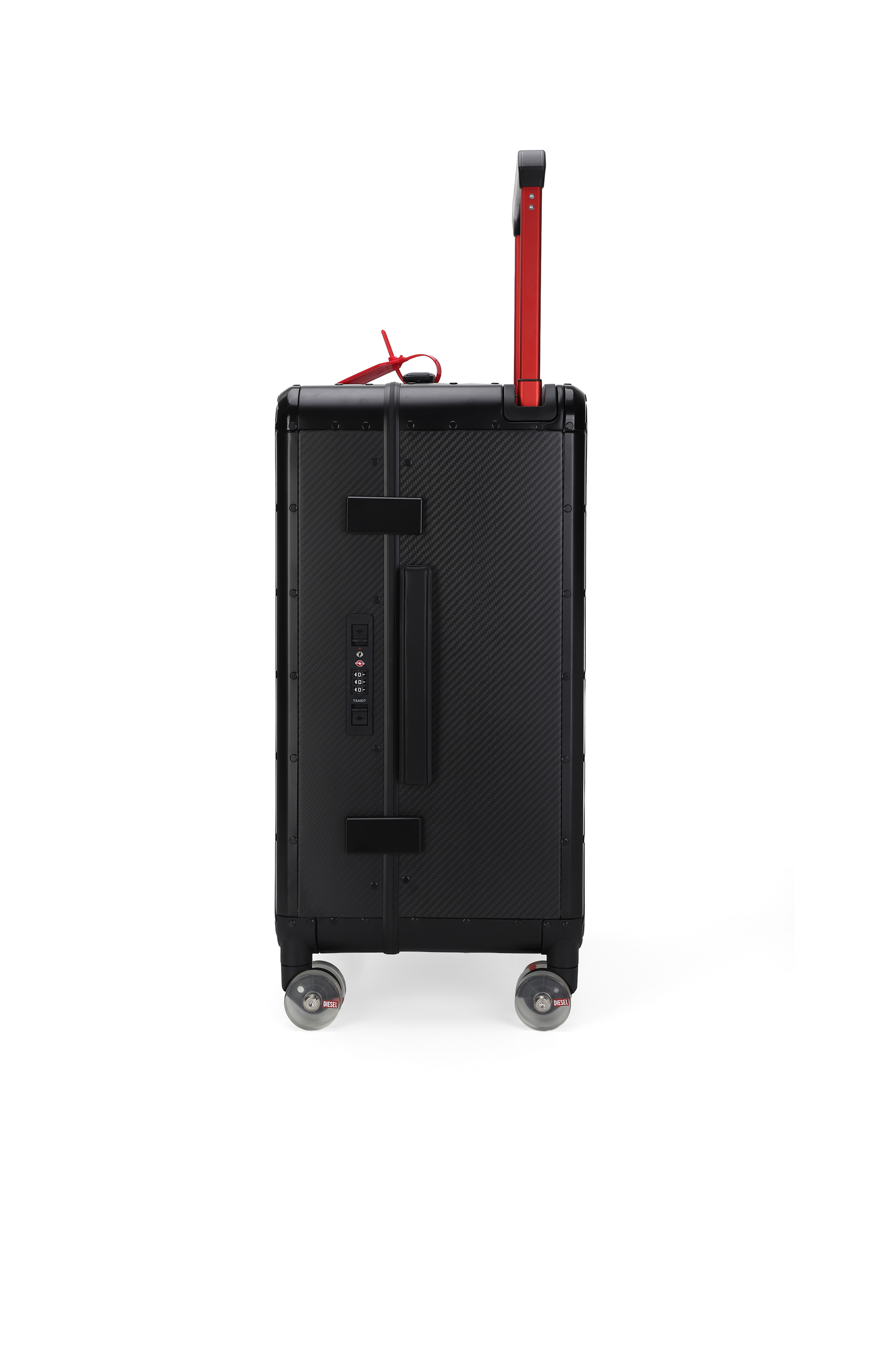 Diesel - DIESEL CARBON FIBER TROLLEY-BLACK- DSL00, Valise en fibre de carbone taille M Mixte in Noir - 3