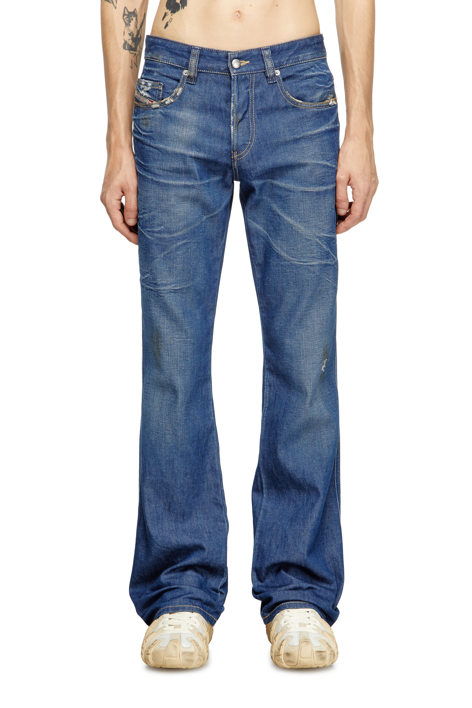 Diesel - Male's Bootcut Jeans 1998 D-Buck 09M60, Dark Blue - 1
