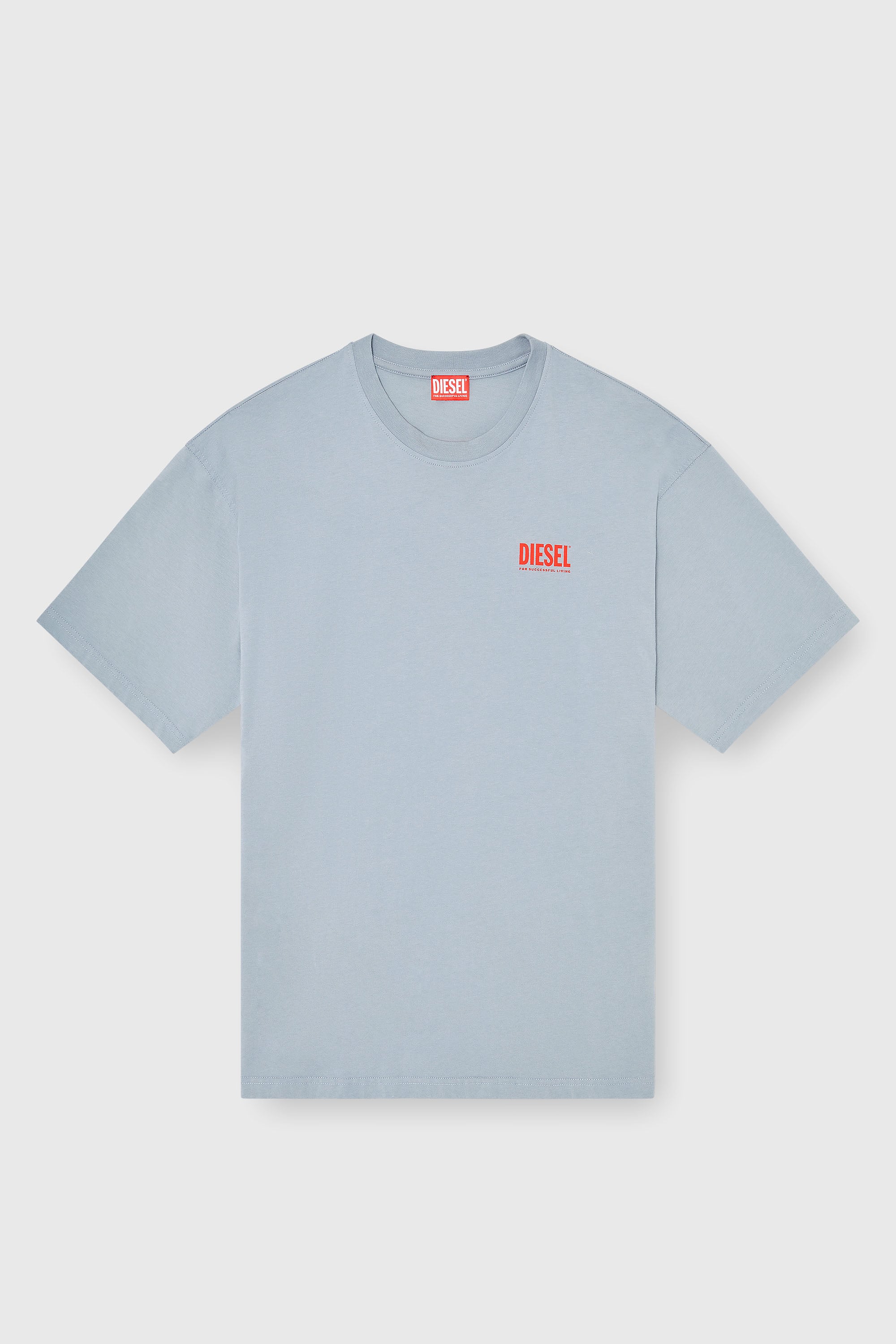 Diesel - T-BOXT-BISK, Camiseta de algod&oacute;n con estampado Diesel Biscotto Hombre in Gris - 2