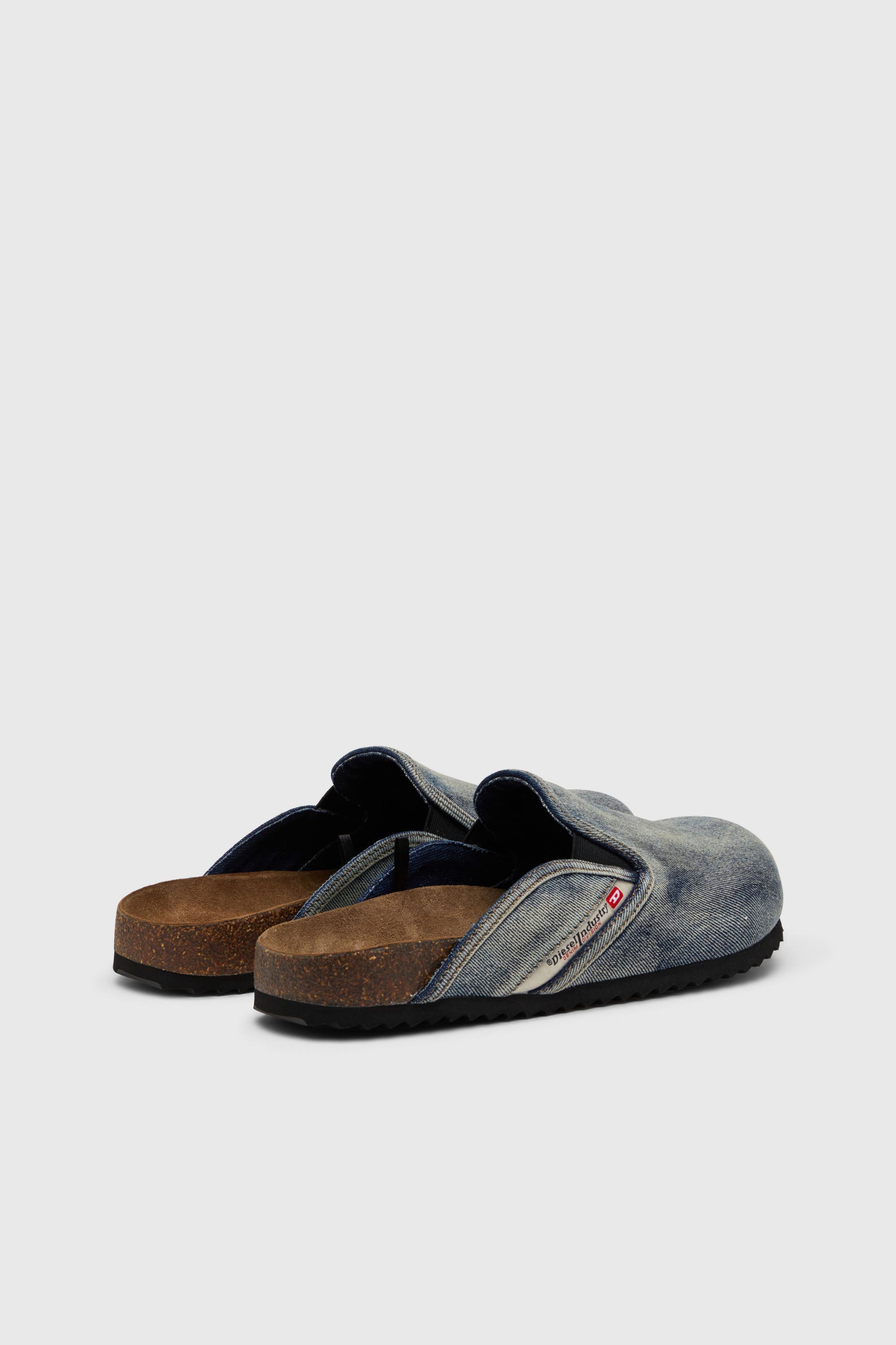 Diesel - D-WOODSTOCK SLIP-ON, D-Woodstock-Zapatos planos sin tal&oacute;n en cuero napa Hombre in Azul marino - 3