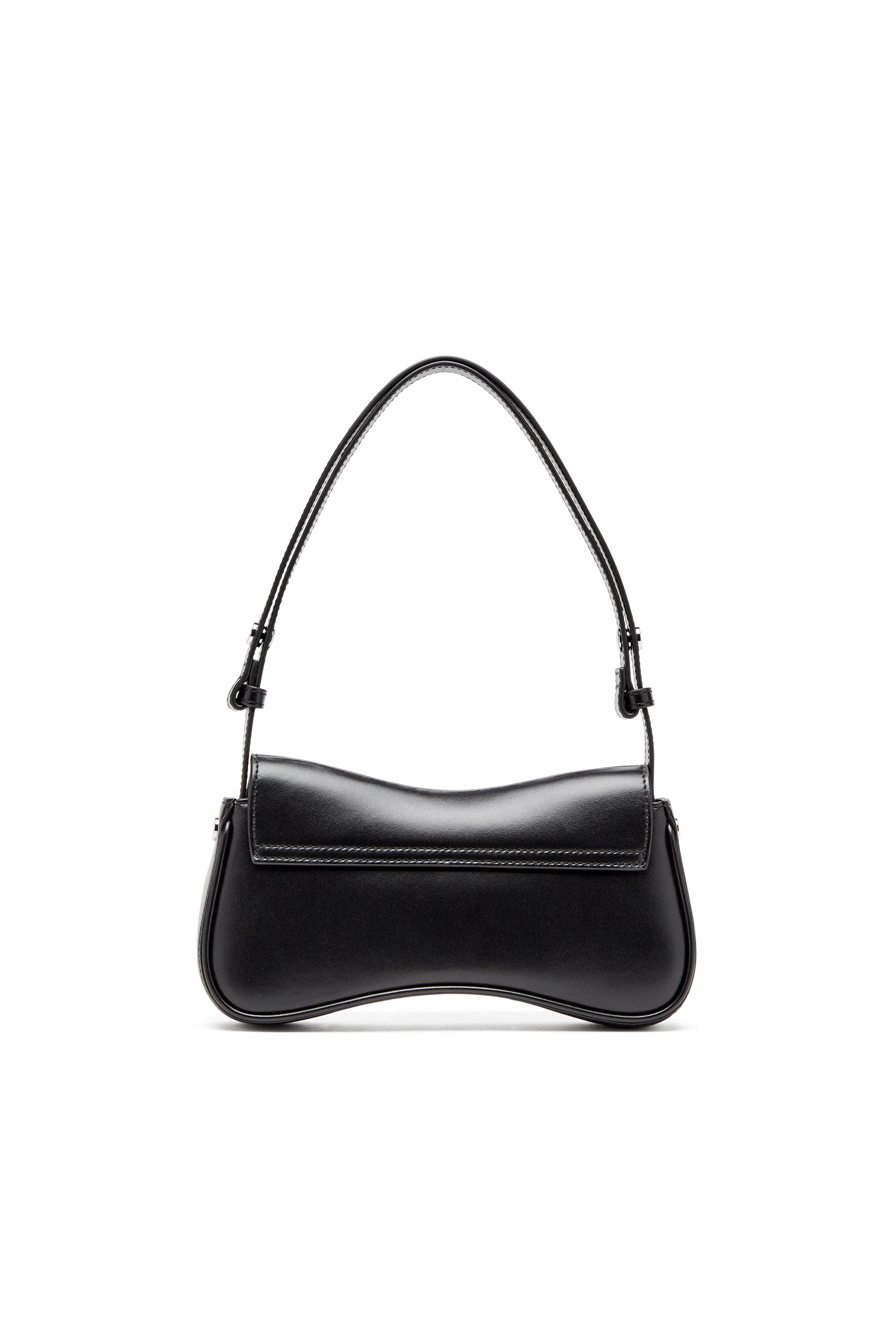 Diesel - PLAY CLUTCH, Play-Sac à bandoulière en cuir semi-brillant Femme in Noir - 3