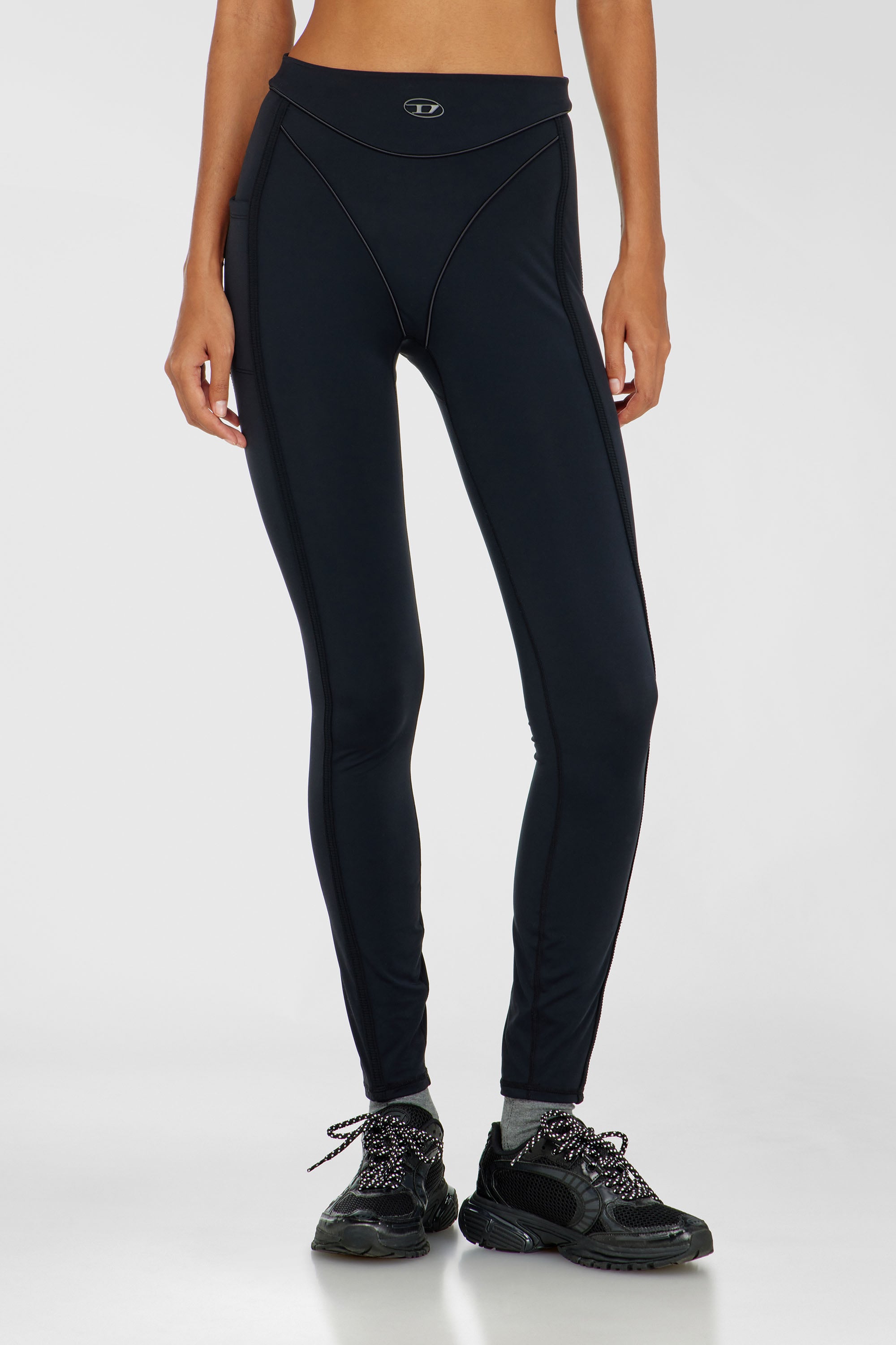 Diesel - FELICIA-UTLT, Leggings en microfibre Femme in ToBeDefined - 2