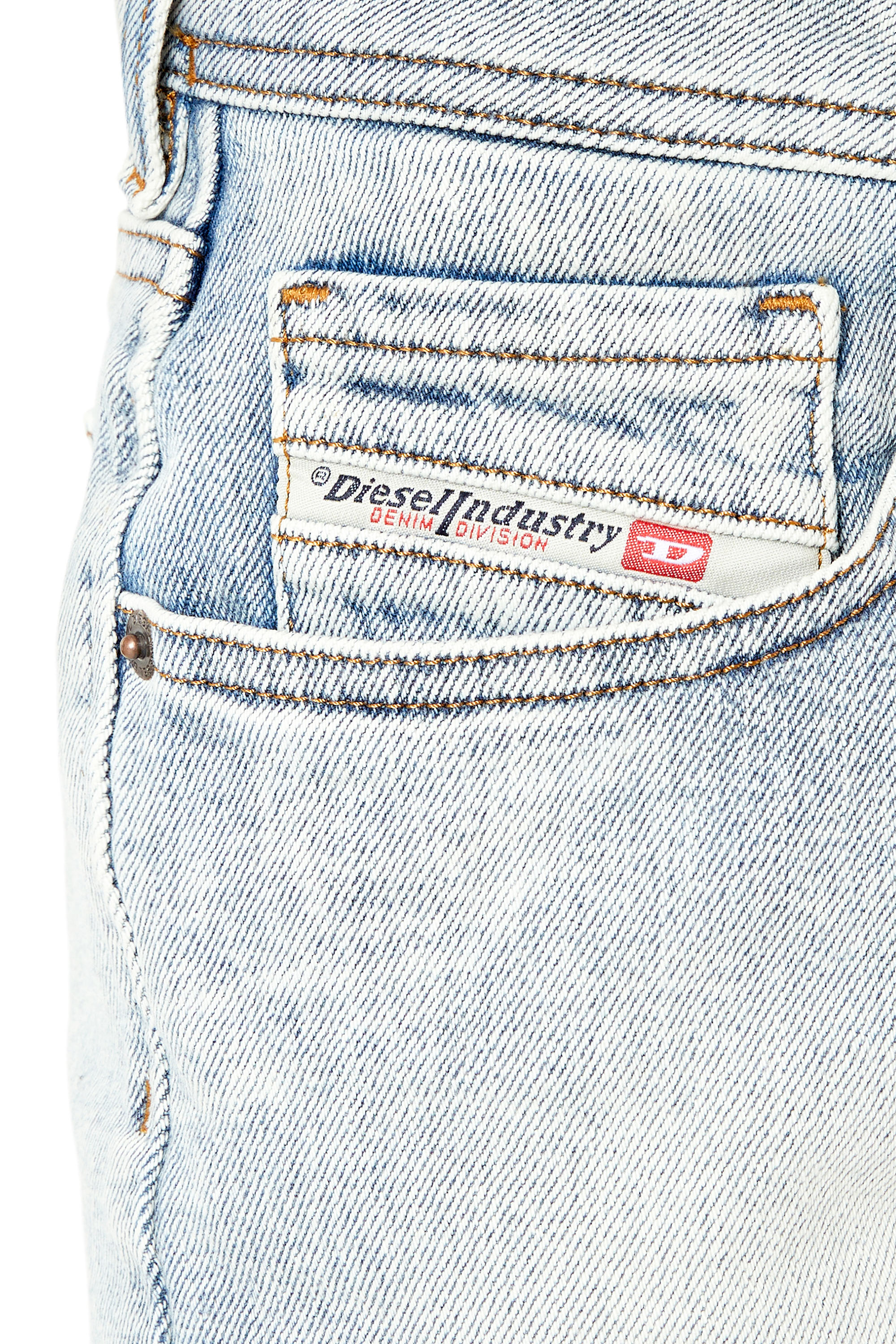 Diesel - DE-LYLA-SHORT, Woman's Denim shorts in Light Blue - 5