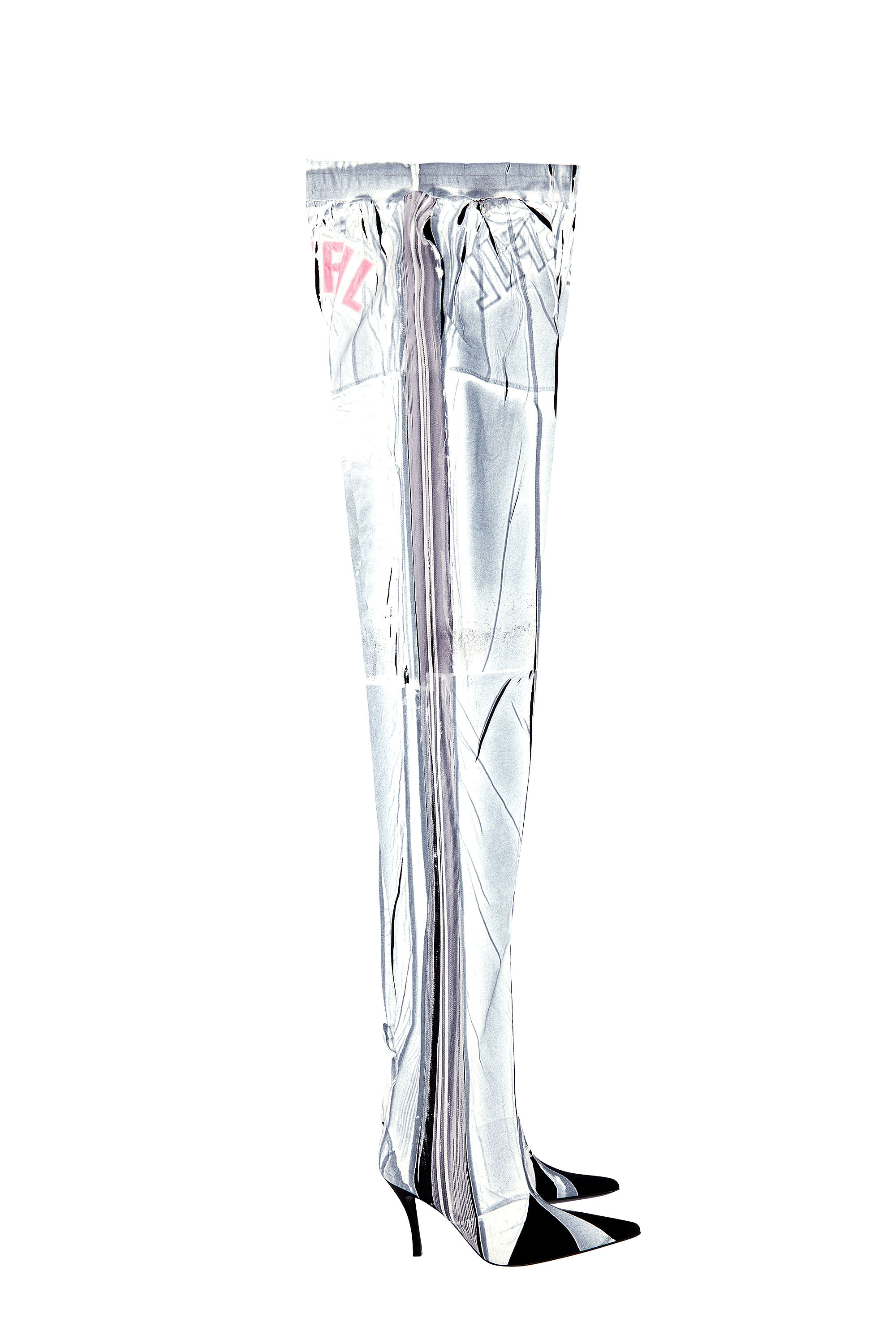 Women's Pantaboots with shadowy overprint | Blue | Diesel