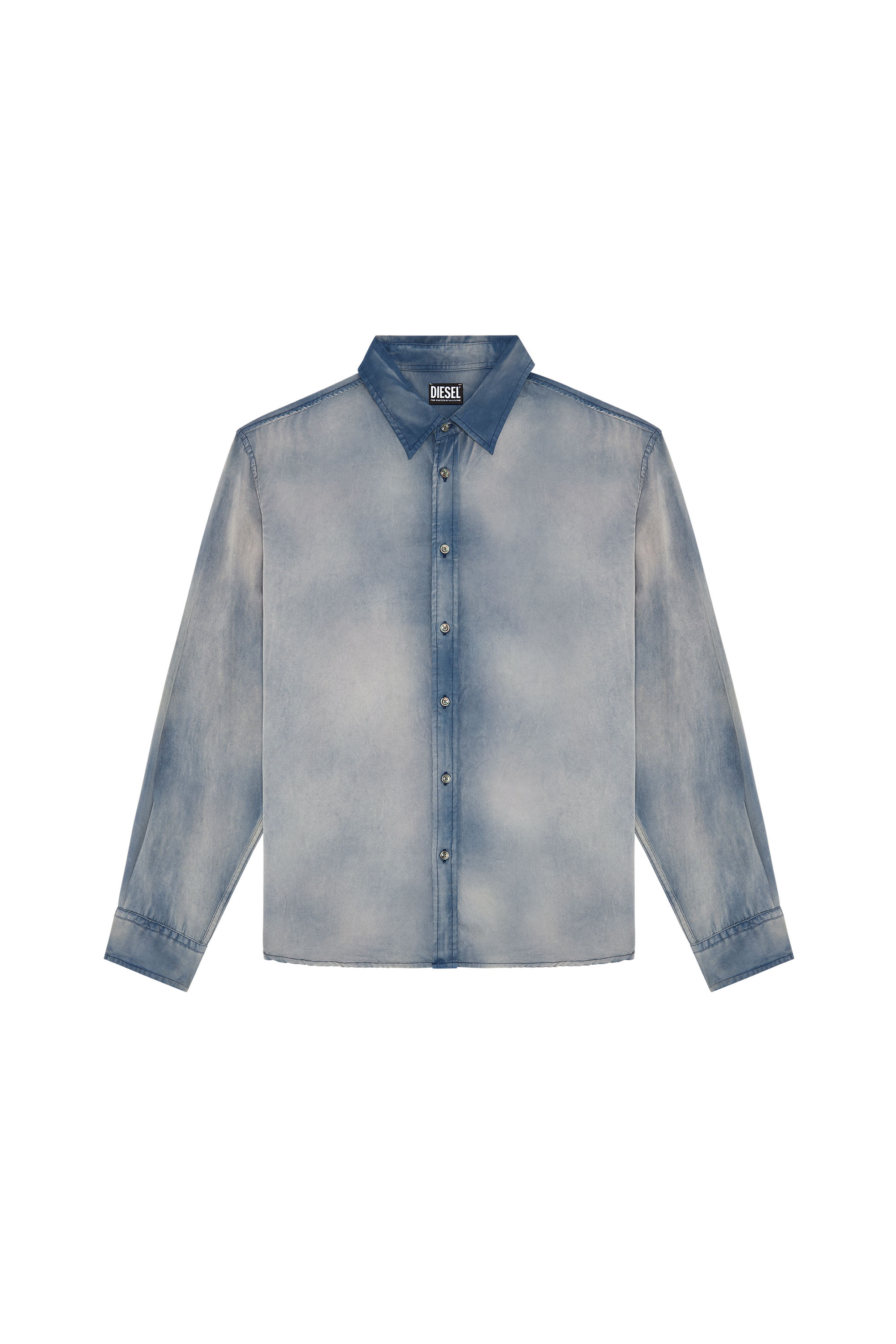 S-UMBE-TREAT Man: Shirt in treated Tencel twill | Diesel S-UMBE-TREAT Man: Shirt in treated Tencel twill | Diesel