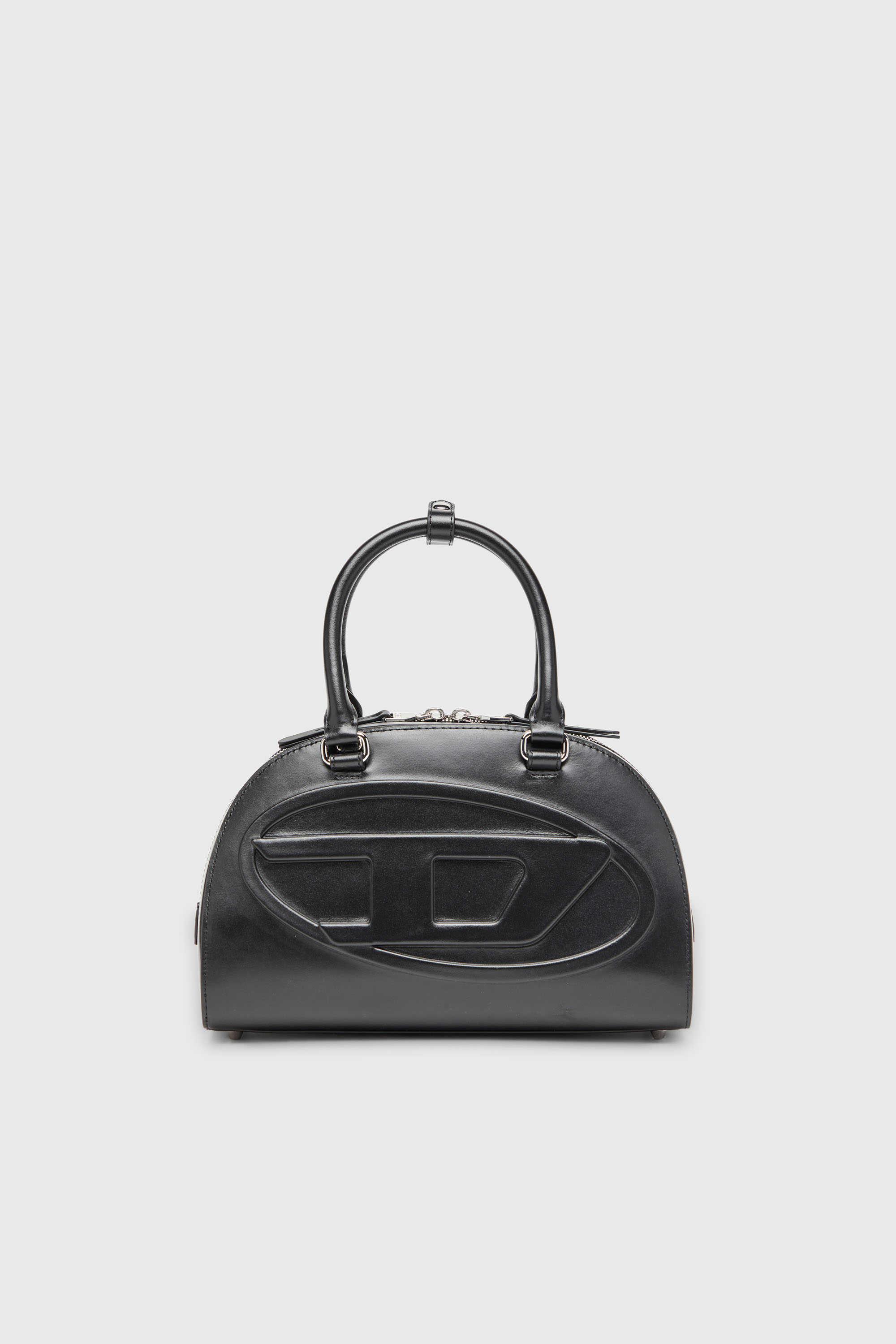Diesel - 1DR DOME TOP HANDLE, 1DR Dome-Bolso bowling de cuero Mujer in Negro - 2