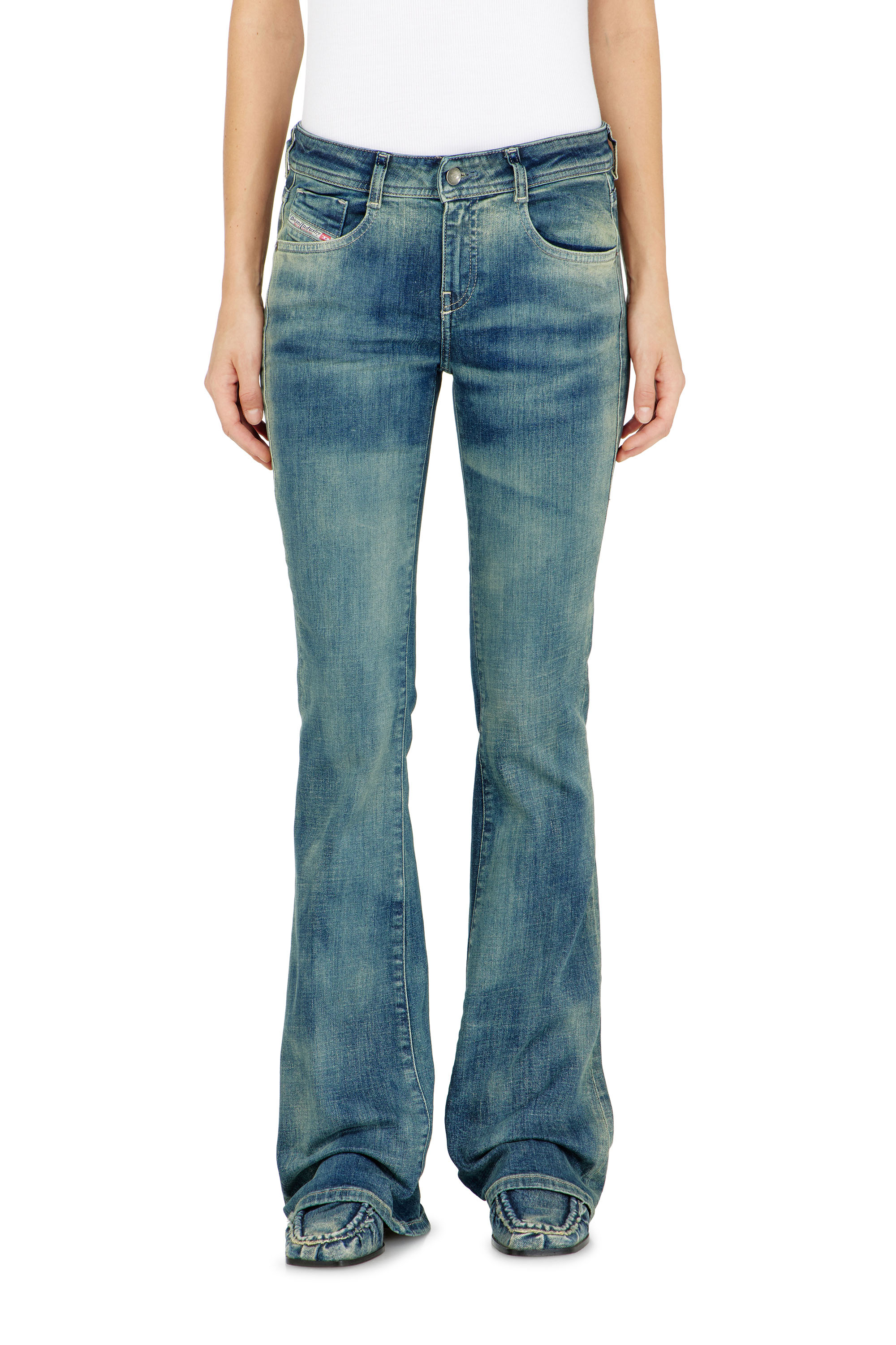 Diesel - Bootcut Jeans 1969 D-Ebbey 09P41 Femme, Bleu moyen - Image 4