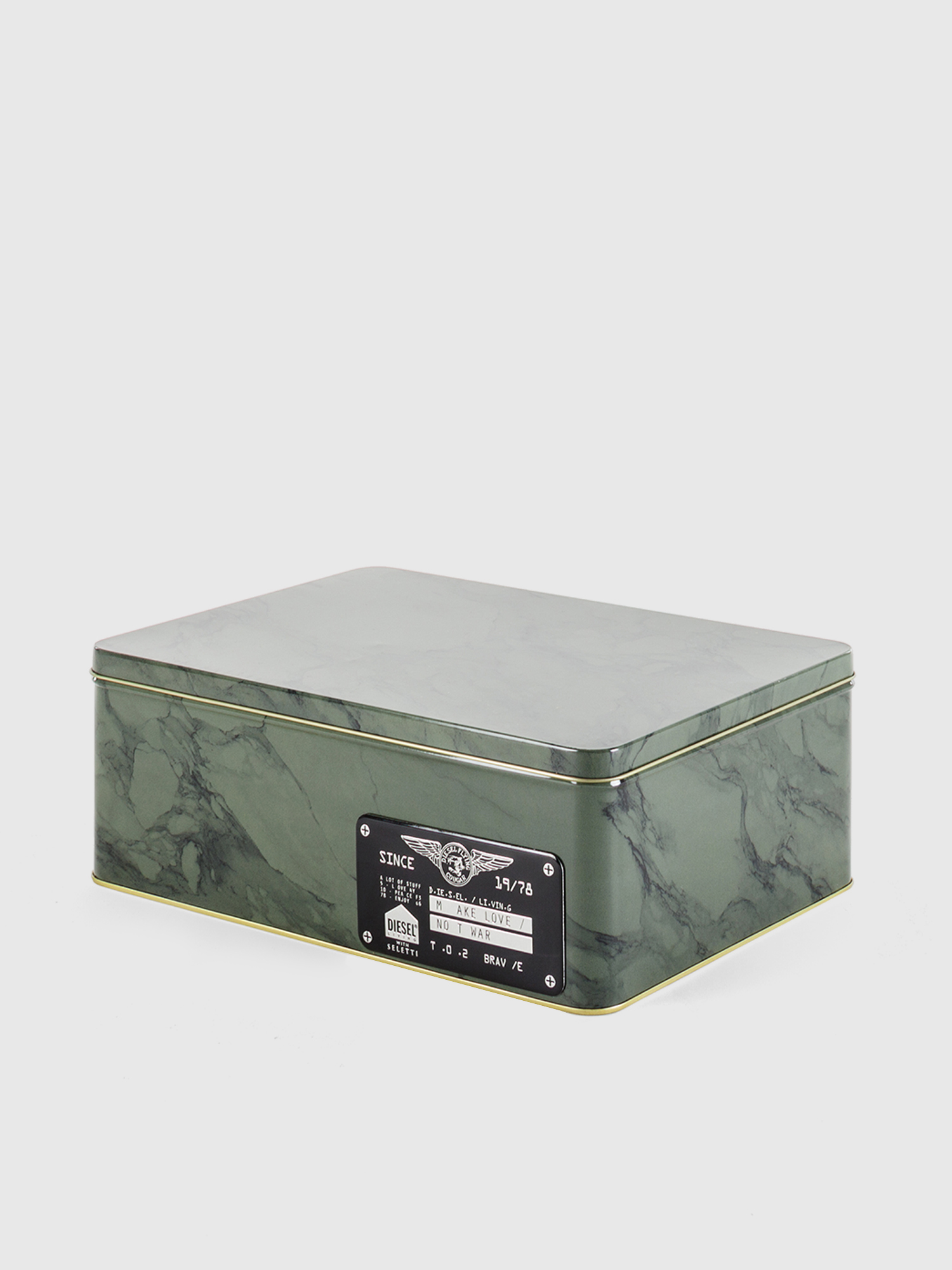 Diesel - 11101 SURVIVAL, Caja de metal verde militar con tapa Unisex in Verde - 3