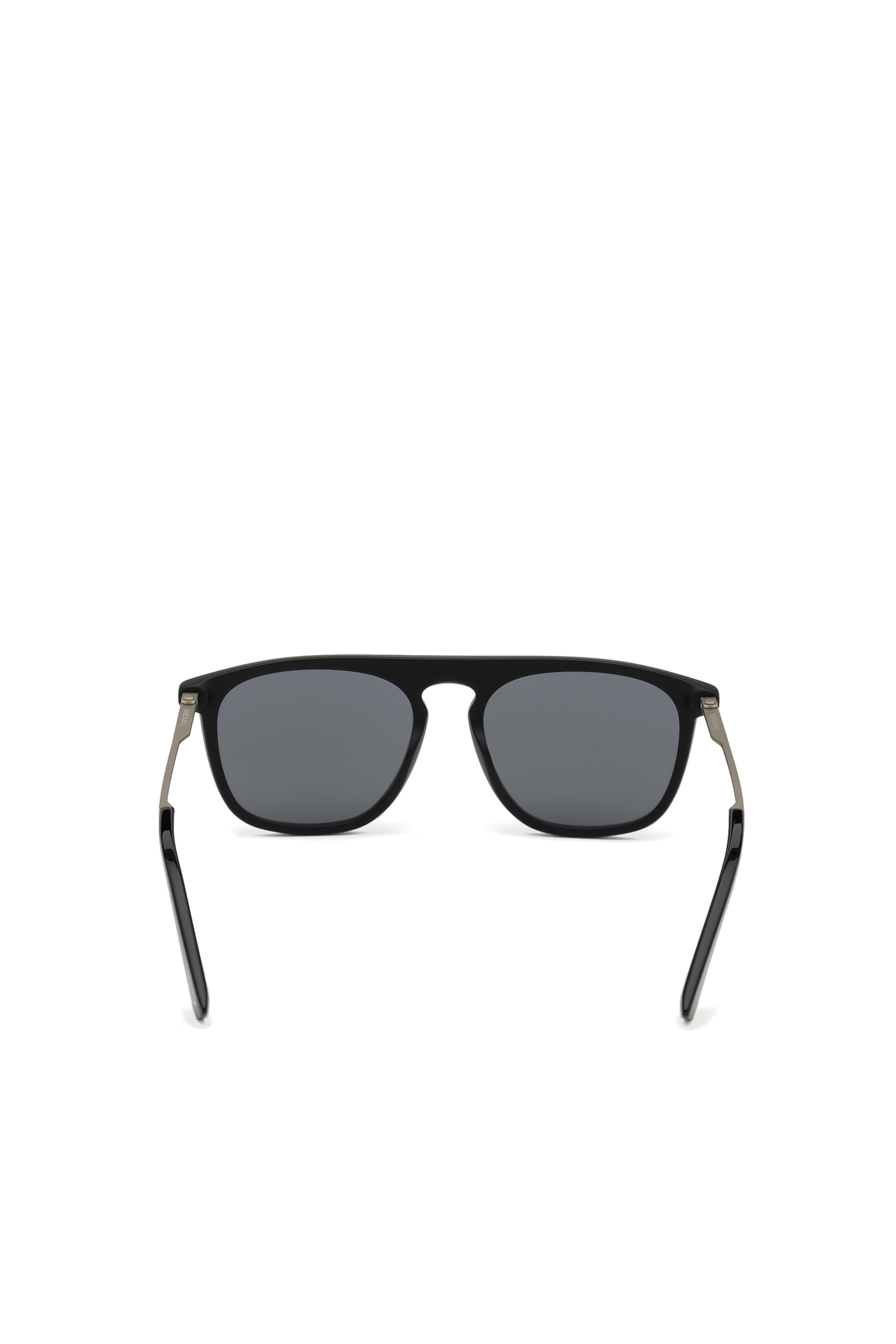 Diesel - DL0297, Gafas cuadradas en metal y acetato Hombre in Negro - 3