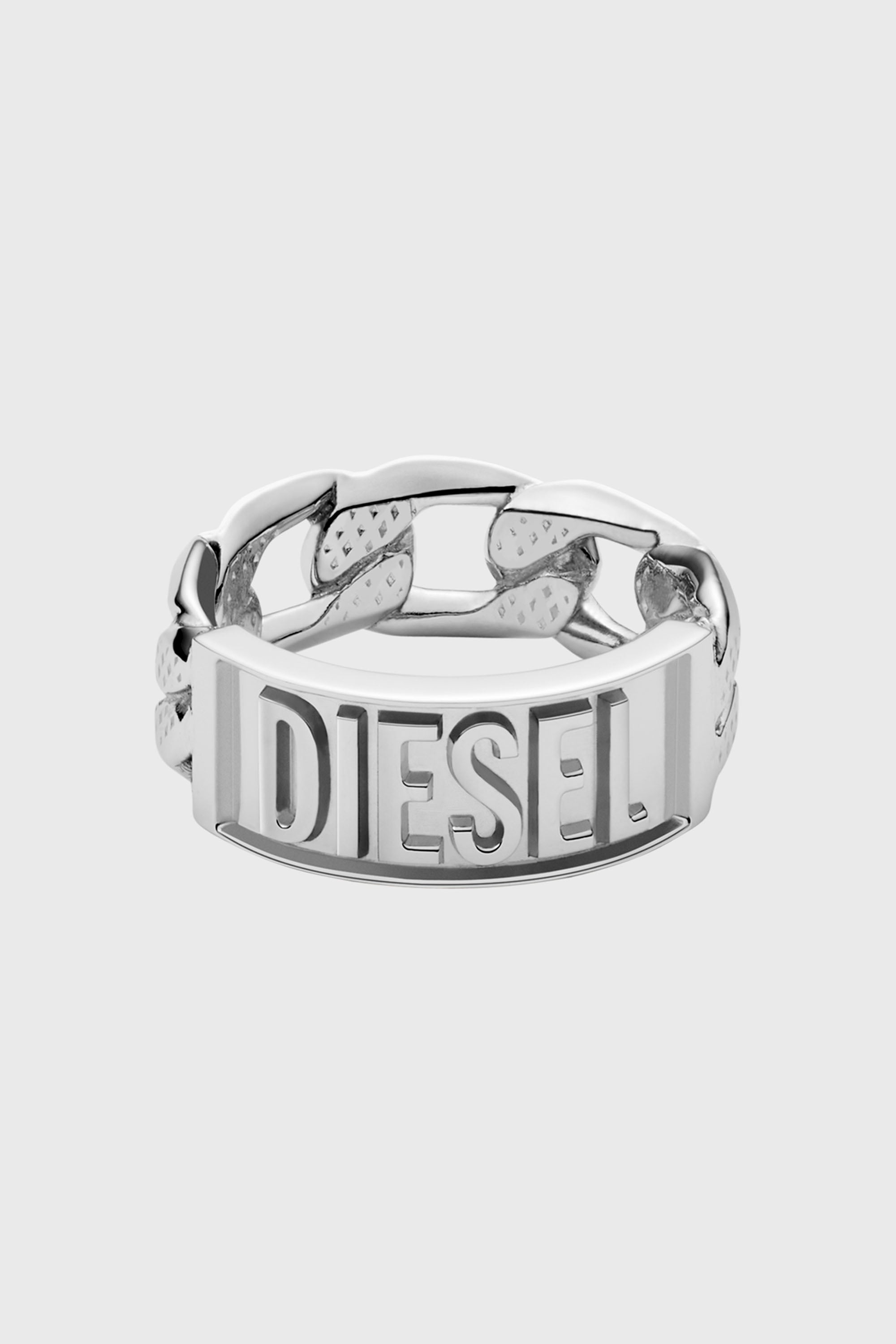 Diesel - DX1347, Anillo de acero  inoxidable Hombre in Plateado - 2
