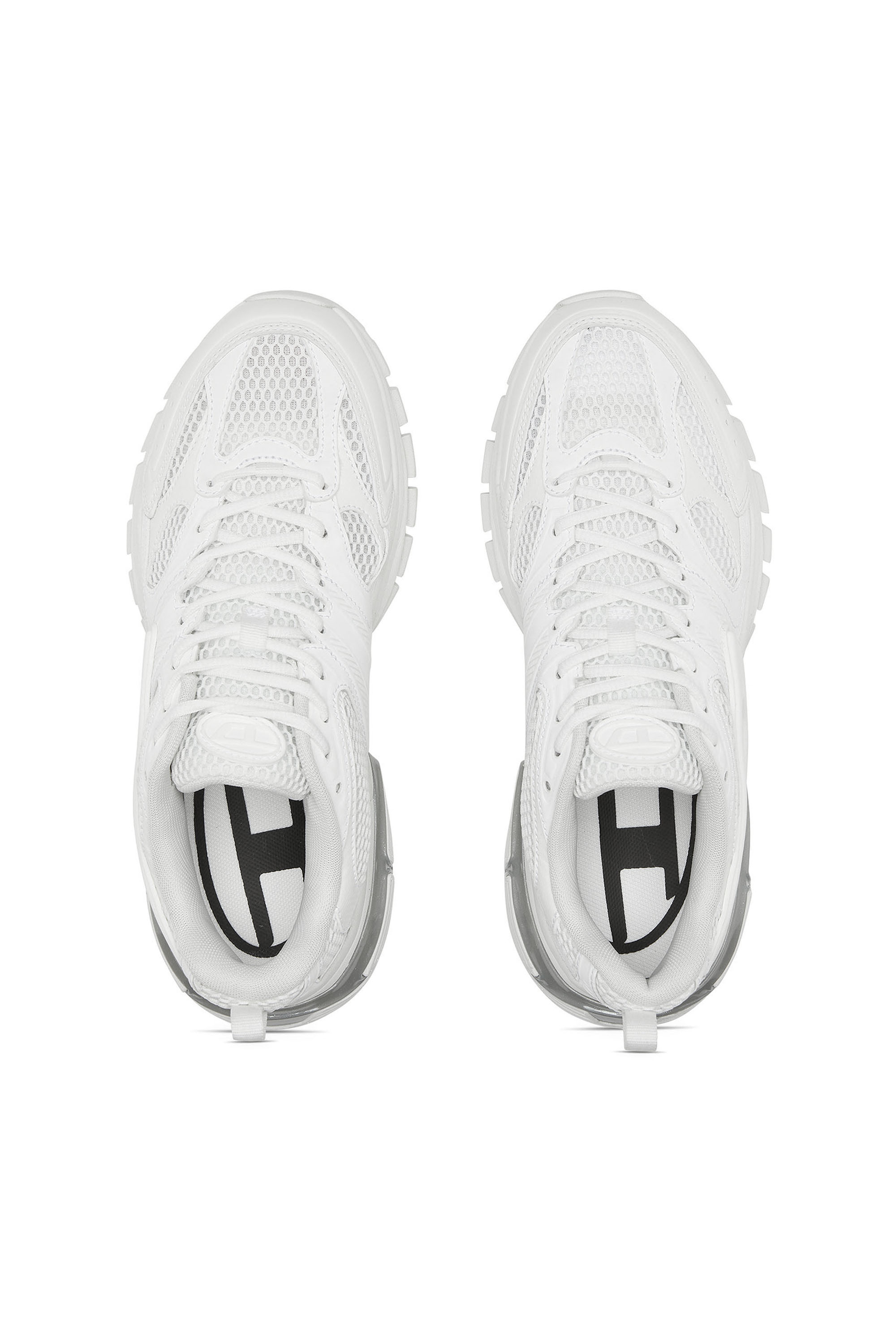 Men's S-Serendipity-Monochrome sneakers in mesh and PU