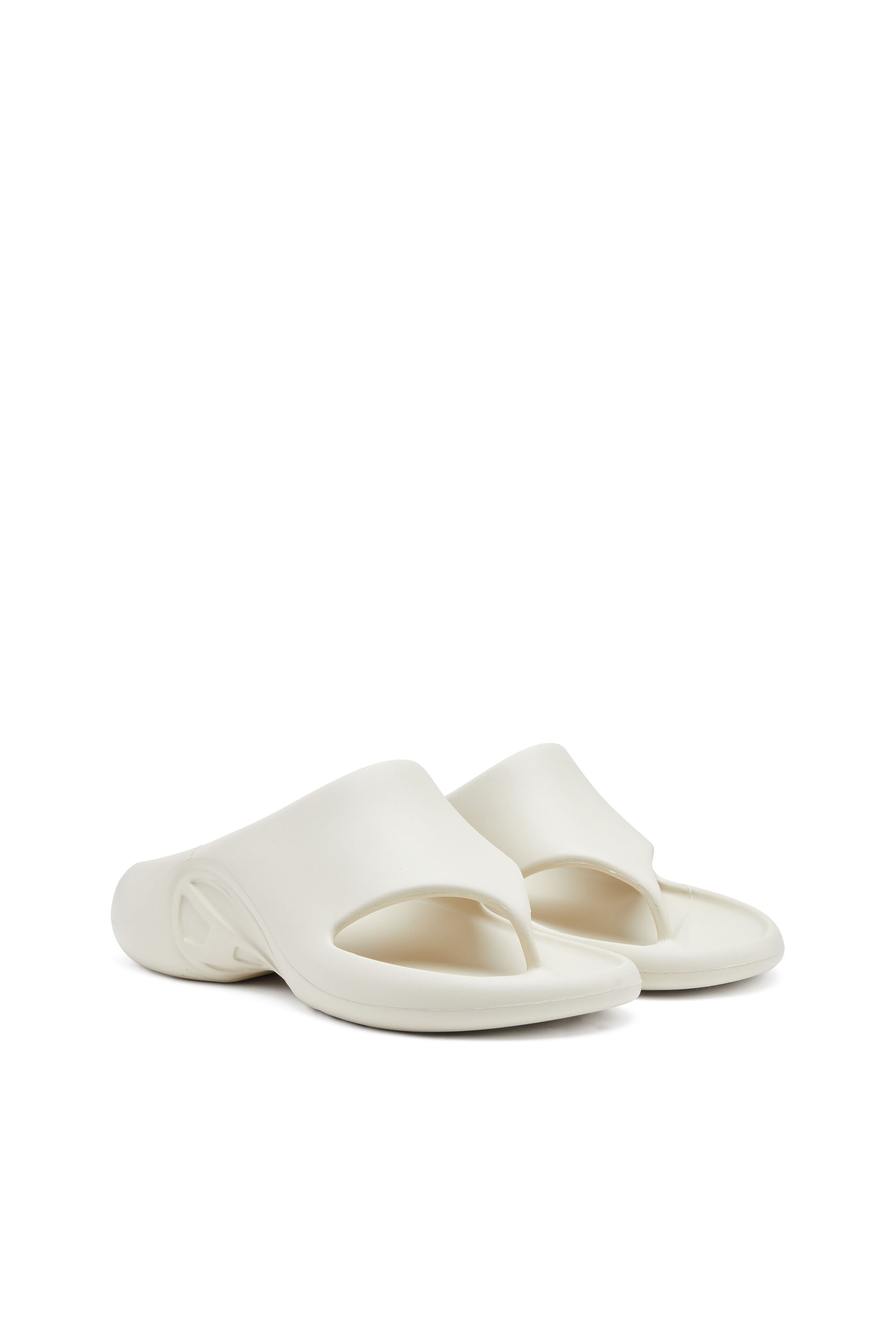 Diesel - SA-MAUI X, Sa-Maui-Chancletas destalonadas de goma Unisex in Blanco - 2