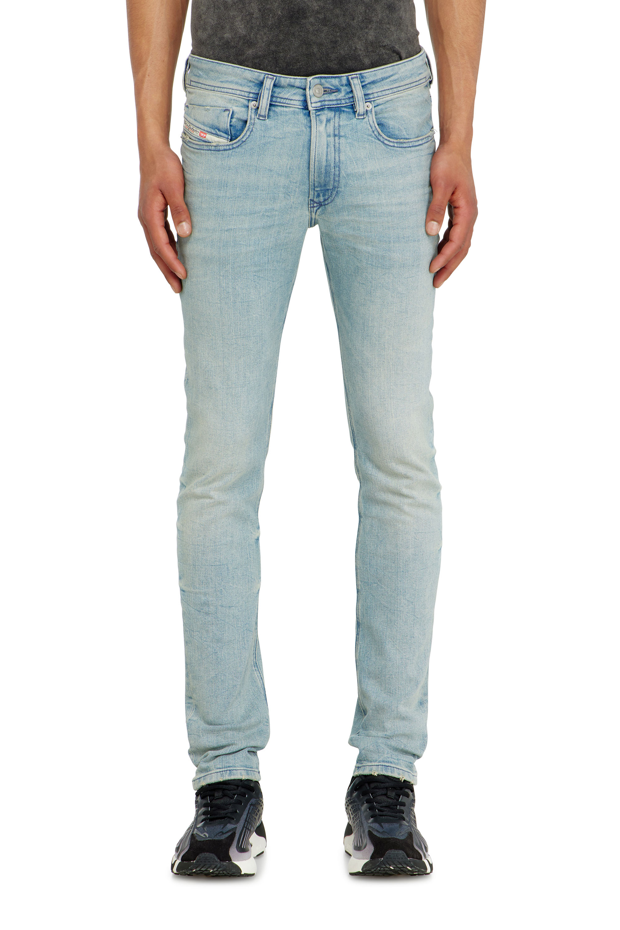 Diesel - Male's Skinny Jeans 1979 Sleenker 0KBBF, Light Blue - 4
