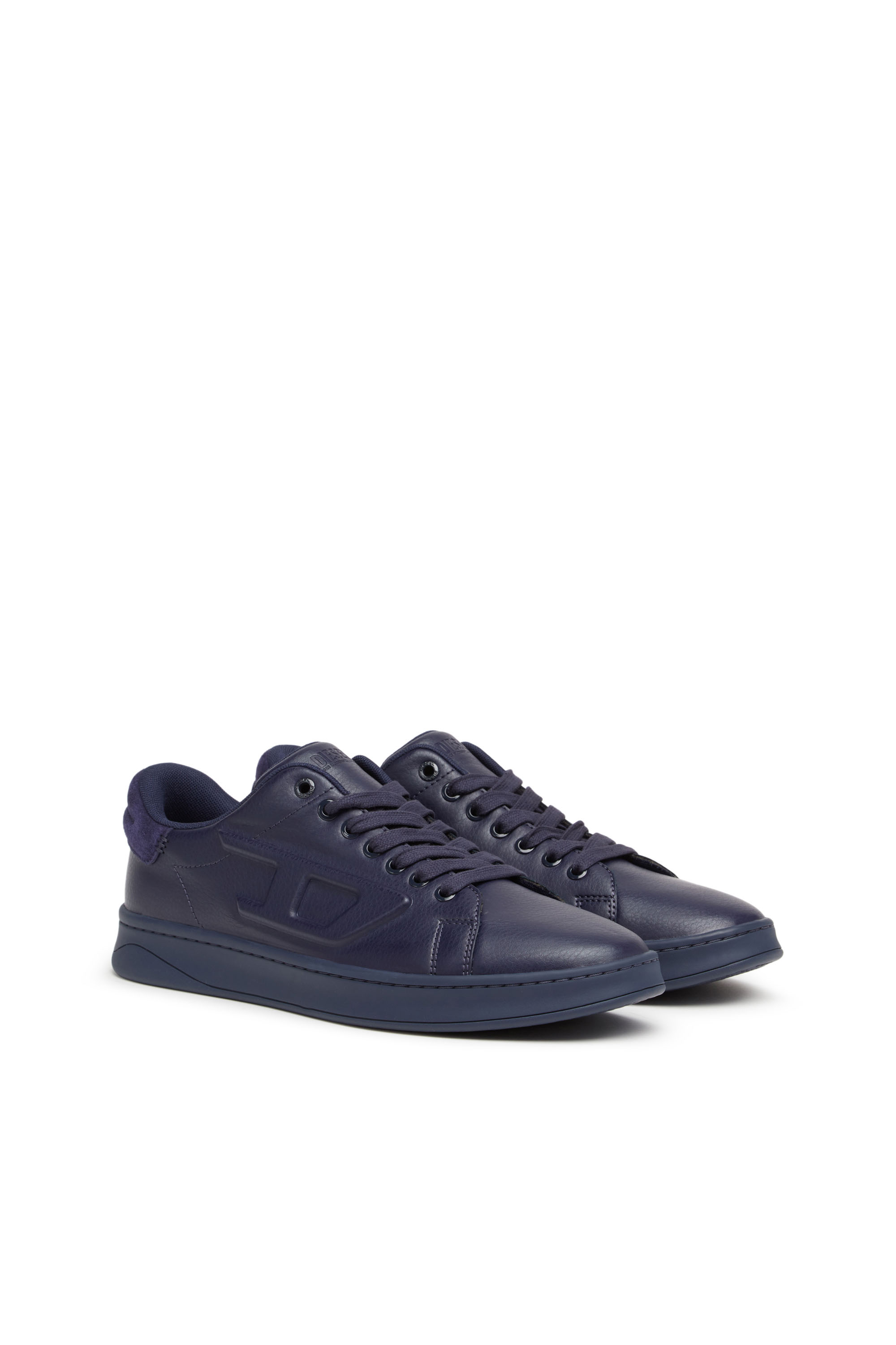 Diesel - S-ATHENE LOW, Man's S-Athene Low-Sneakers with embossed D logo in Blue - 2