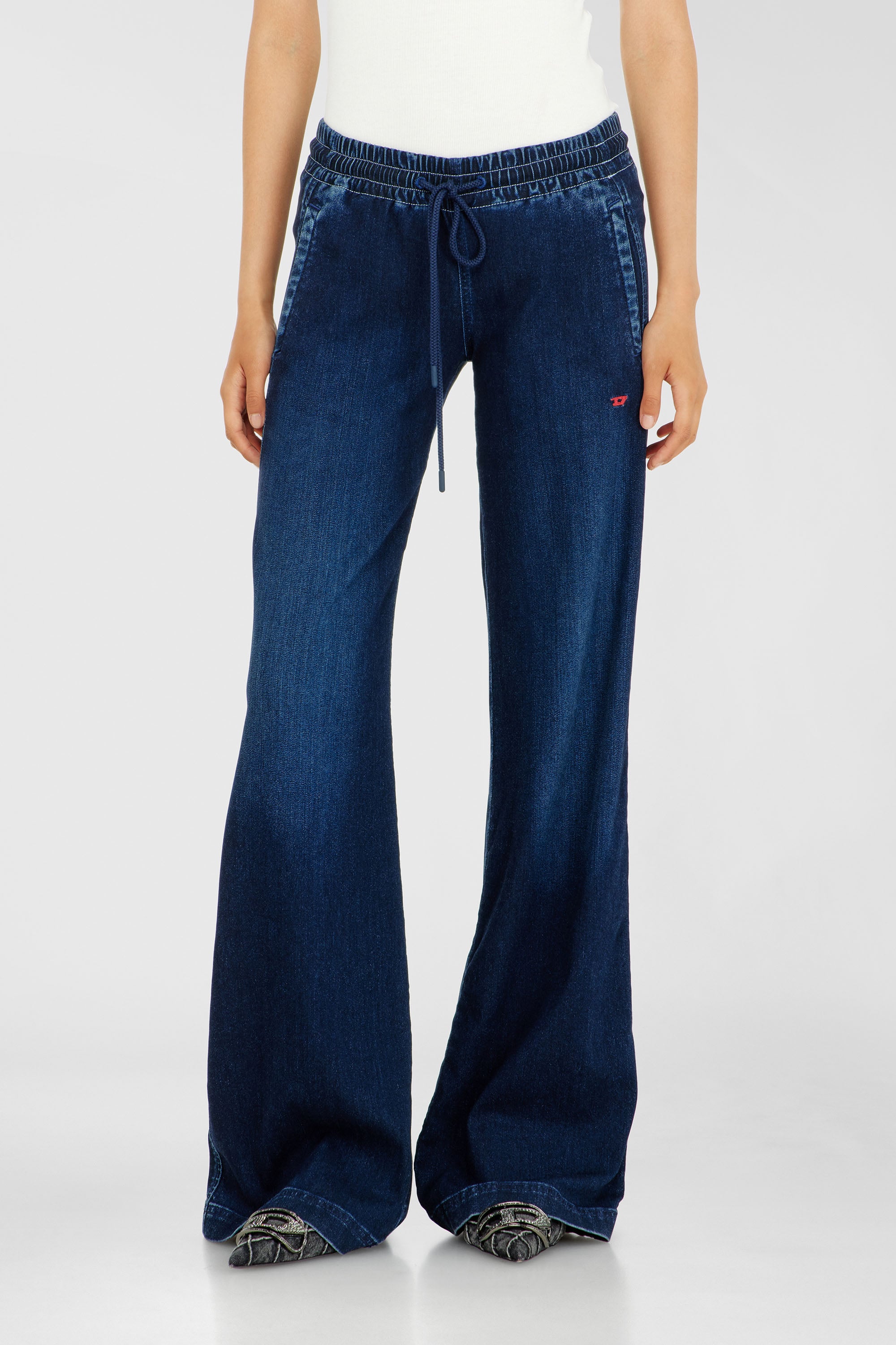 Diesel - Woman's Relaxed 2078 D-Ainty Joggjeans&reg; 09P96, Dark Blue - 2