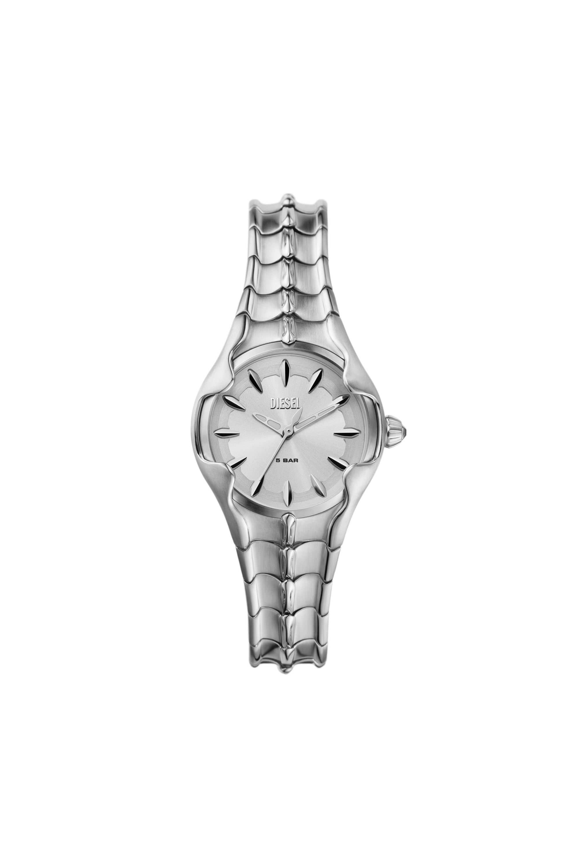 Diesel - DZ5605, Female's Vert three-hand stainless steel watch in Silver - 1